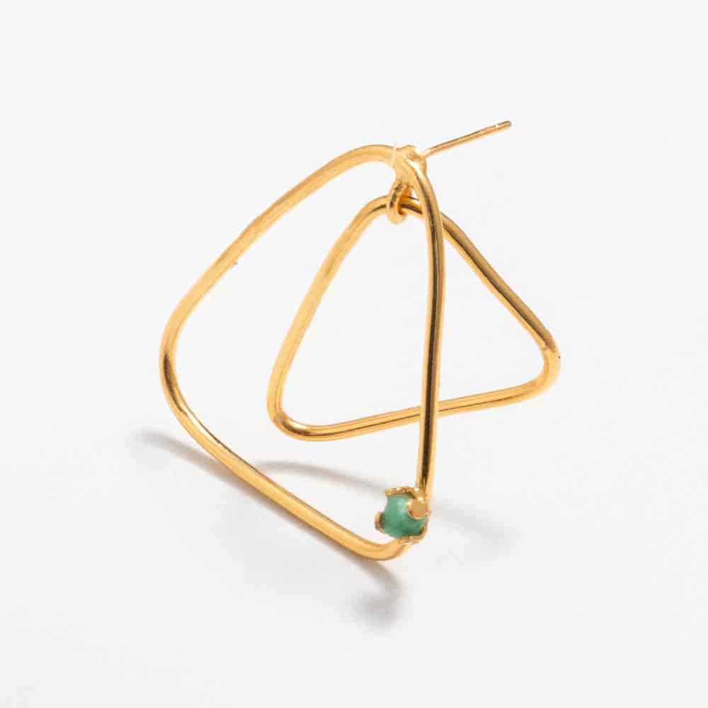 Aretes Topo Elegancia Atemporal - miniatura 3
