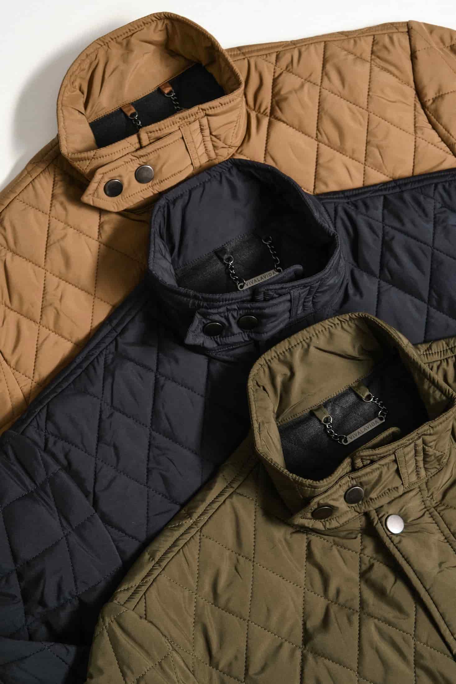 QUILTED JACKET NAVY - miniatura 3