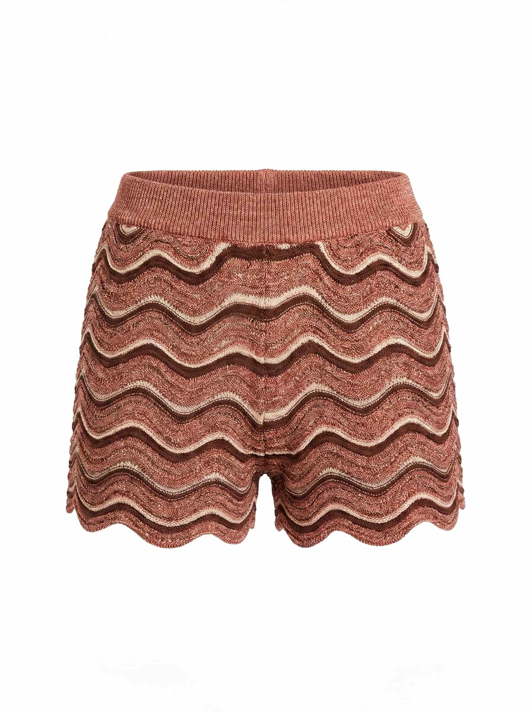 GAEL SHORT ROSEWOOD PINK BROWN - miniatura 1