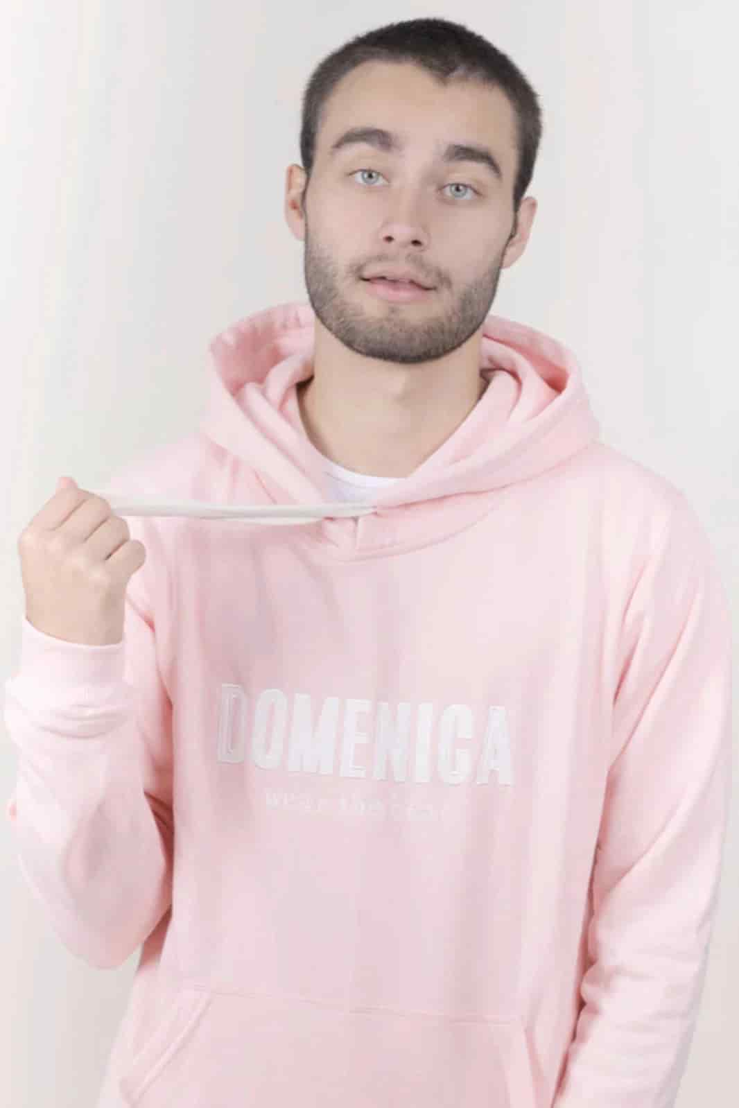 HOODIE DOMENICA ROSADO - UNISEX - miniatura 1