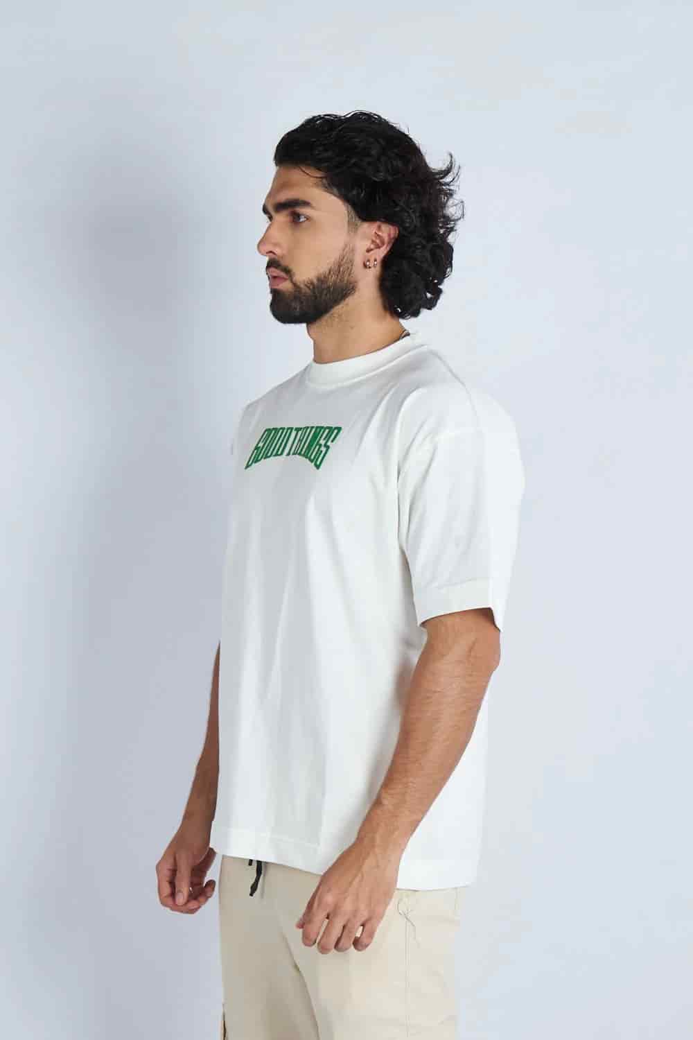 Camiseta oversize estampada Good Things Marfil| DROP 03 | - miniatura 8