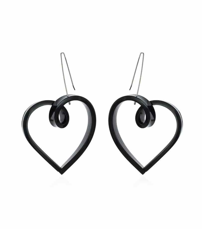 Aretes Corazón Infinito Grande - miniatura 9