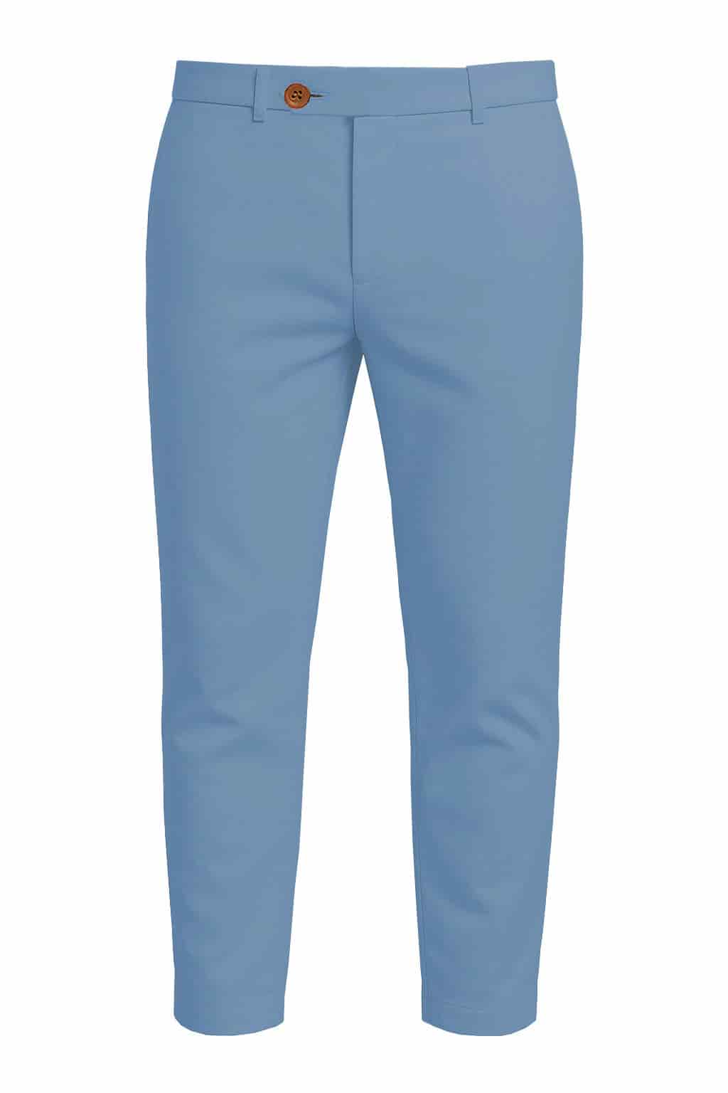 PANTALON AZUL PASTEL - miniatura 1