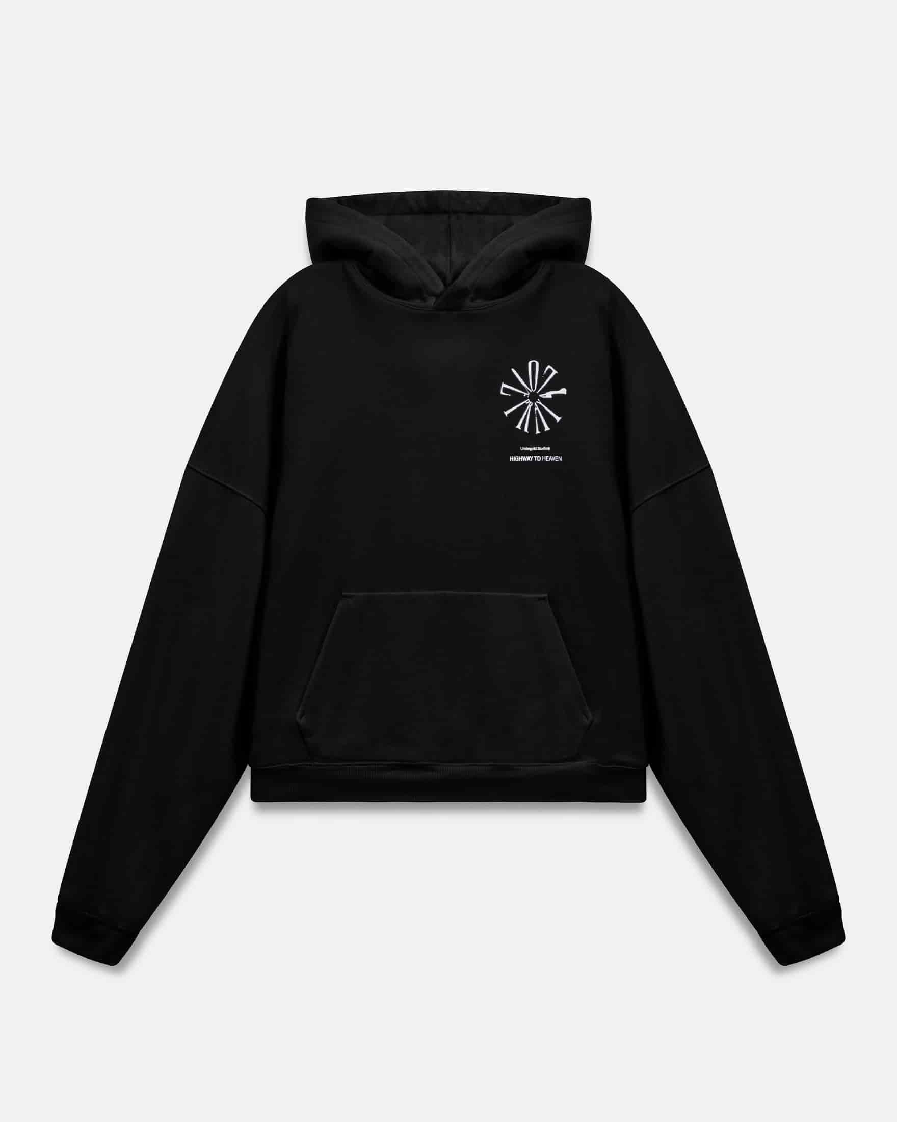 Spring Pray 4 Love Boxy Fit Hoodie Black - miniatura 3