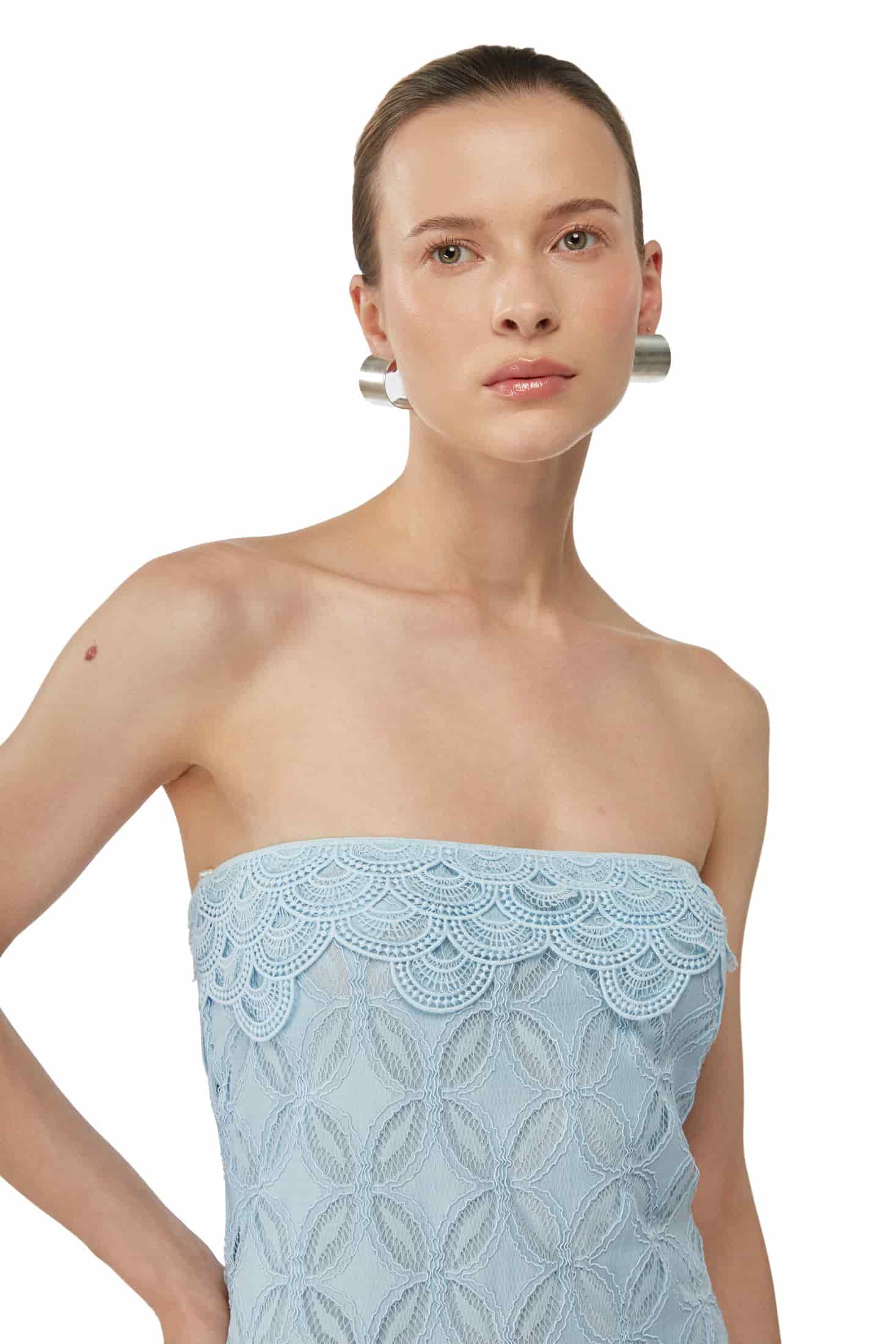 AZURA MIDI DRESS BLUE - miniatura 2