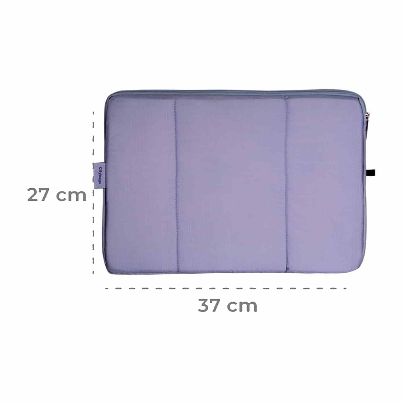 Estuche Laptop Grande Citybags Morado Lila 37x27x2cm - miniatura 2