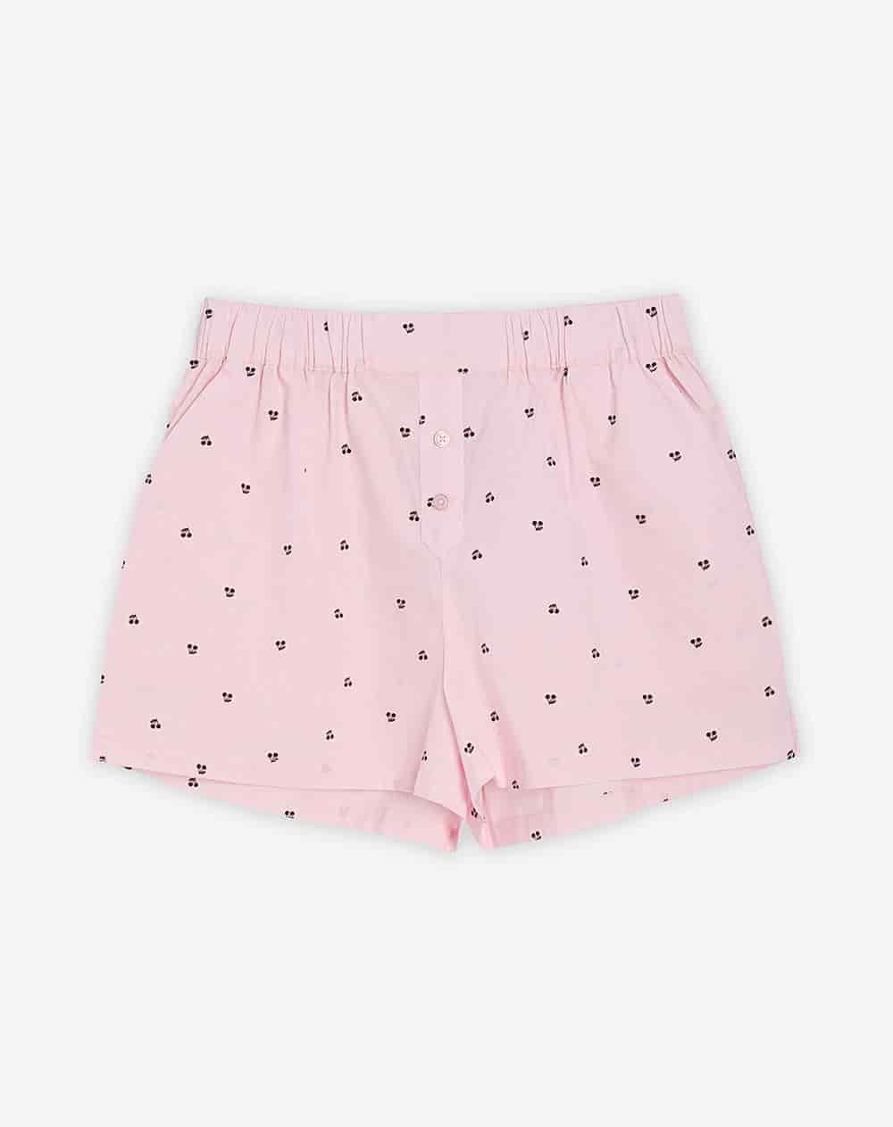 Short pantaloneta rosado estampado mujer - miniatura 1