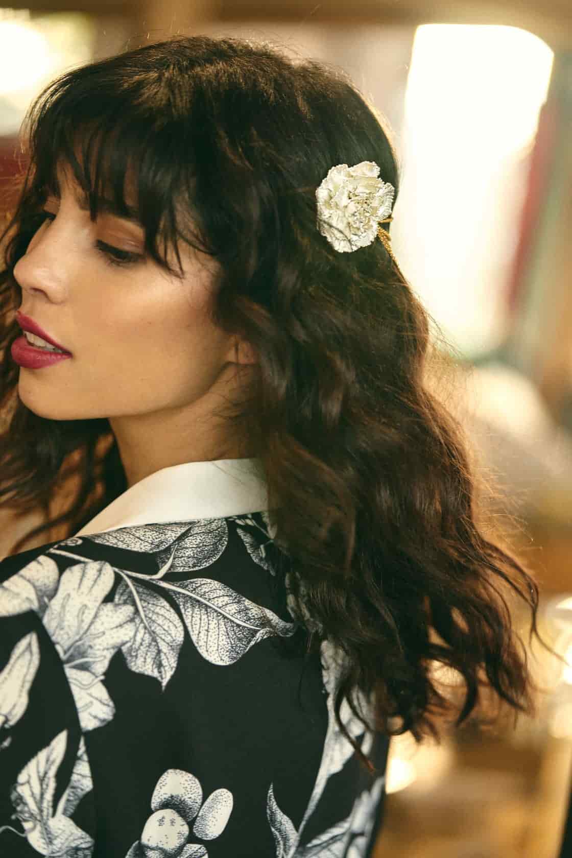 CARNATION AND ROSES LEAFS LAPELS - miniatura 4
