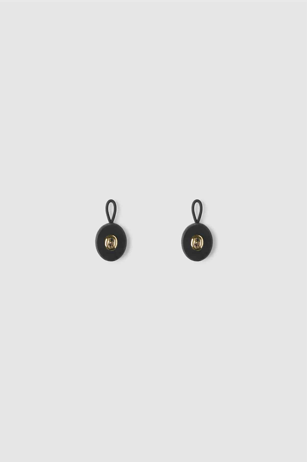 LIQUORICE - M EARRINGS + PENDANT - miniatura 3