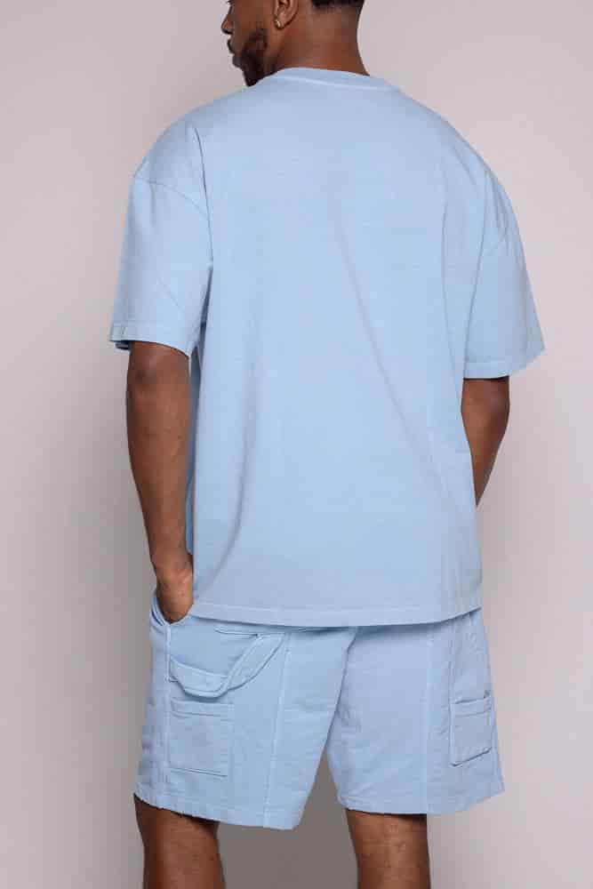 Set Oversized y Bermuda-Azul - miniatura 5