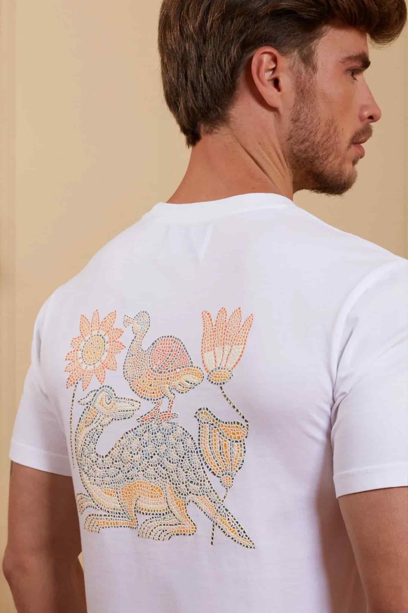 Men's san vitale t-shirt orange - miniatura 10