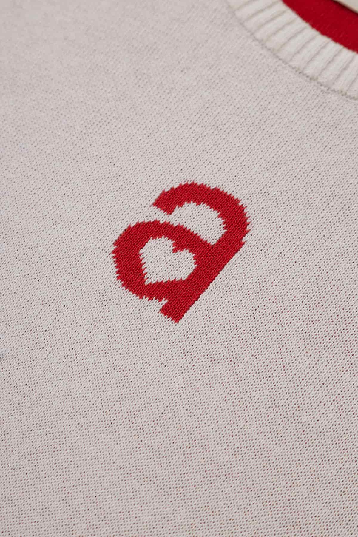 MONOGRAM SWEATER IVORY - miniatura 4