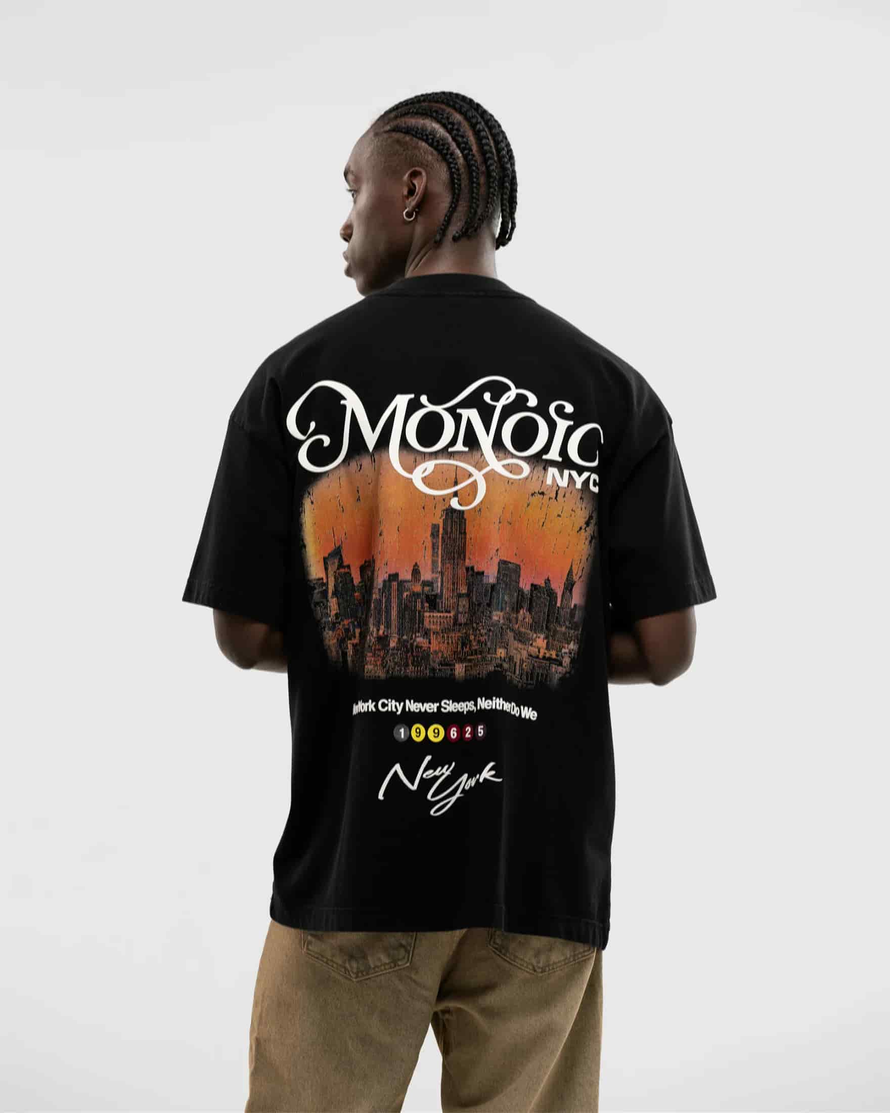 Camiseta Metro - Negro Oscuro - miniatura 7