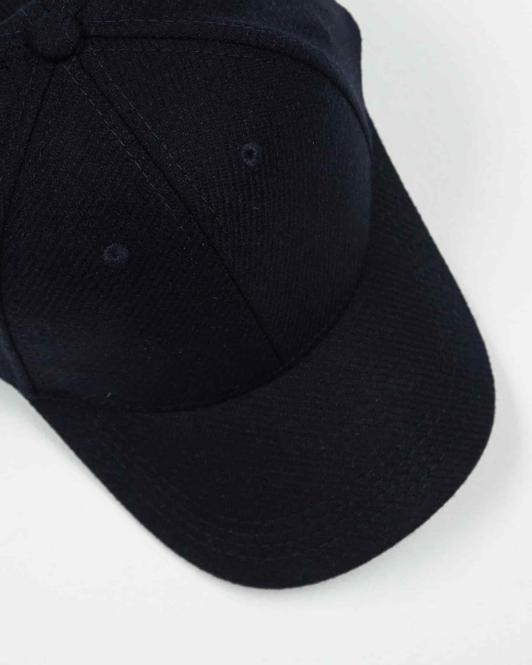 Gorra Baseball Lana Cashmere Azul Oscuro - miniatura 3
