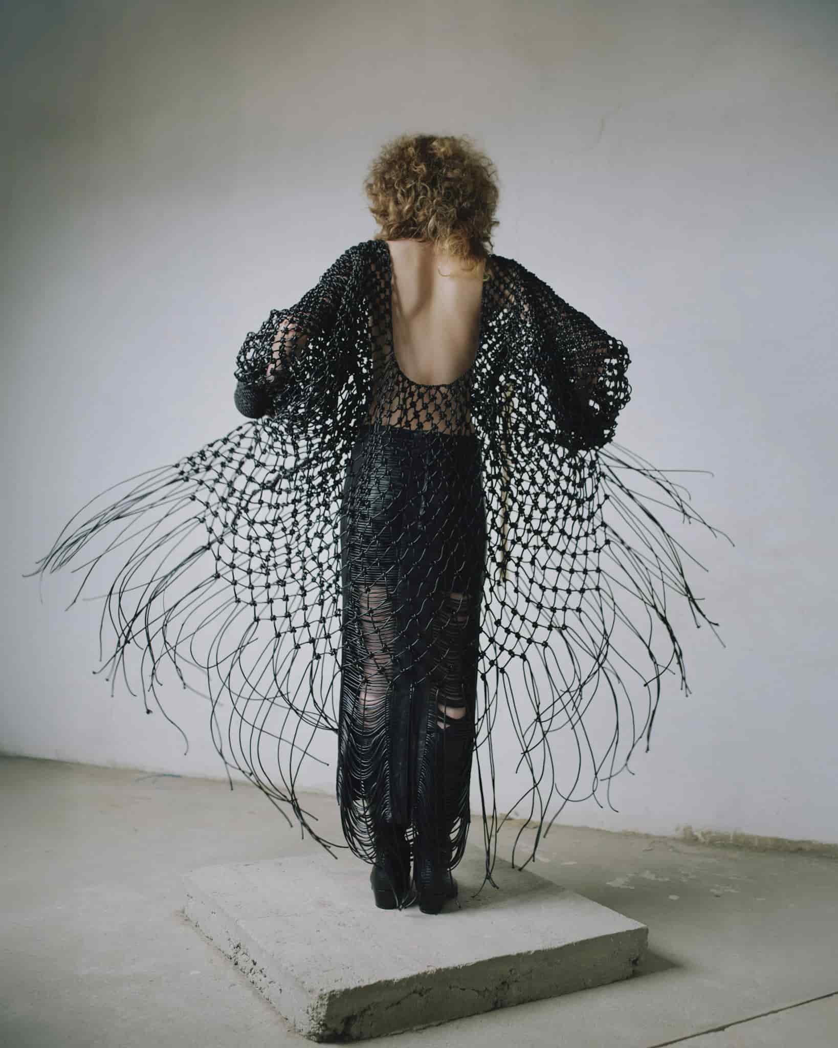 MACRAME MESH SHIRT - miniatura 4