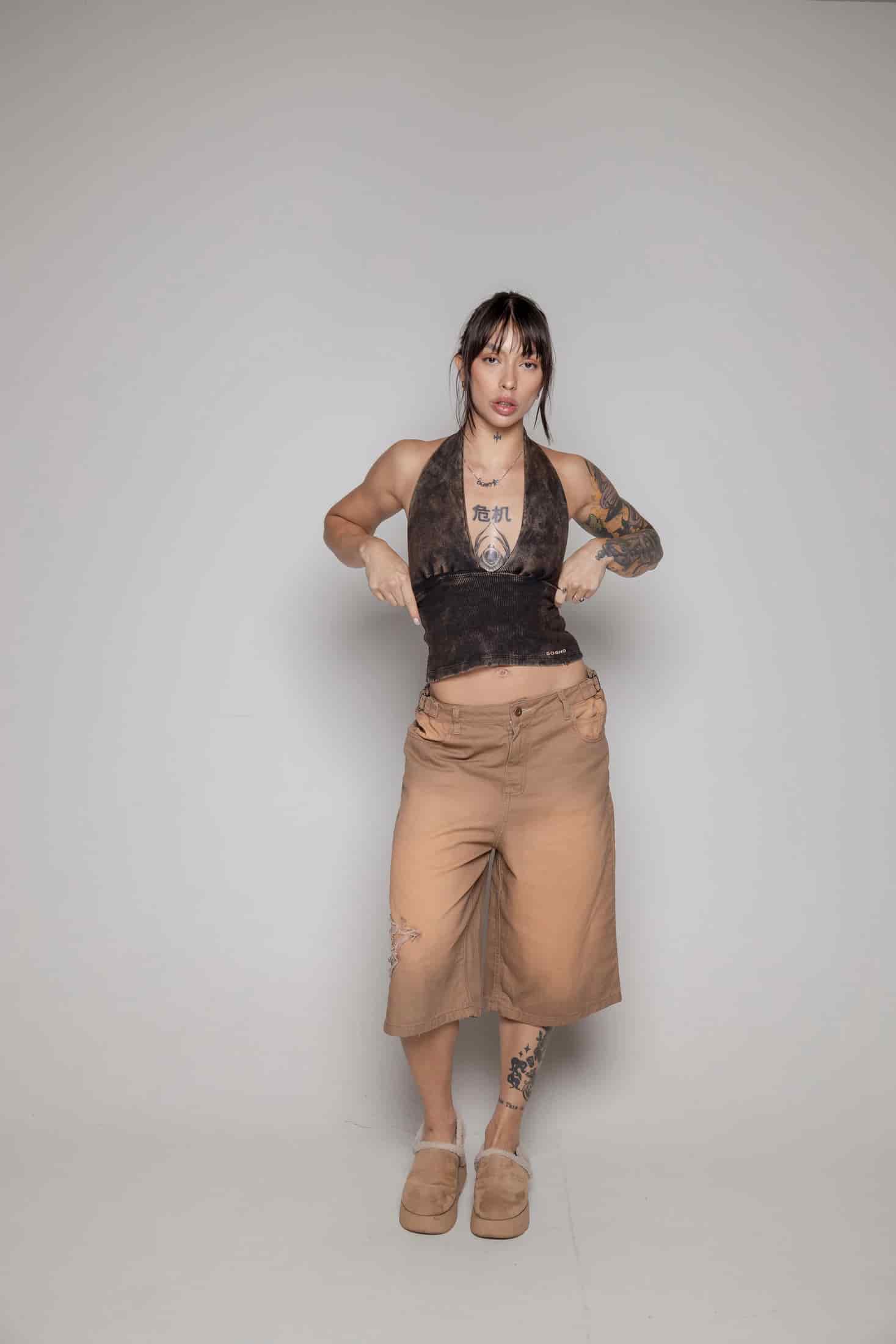 Jorts Dama Courage Sogno-Camel - miniatura 2