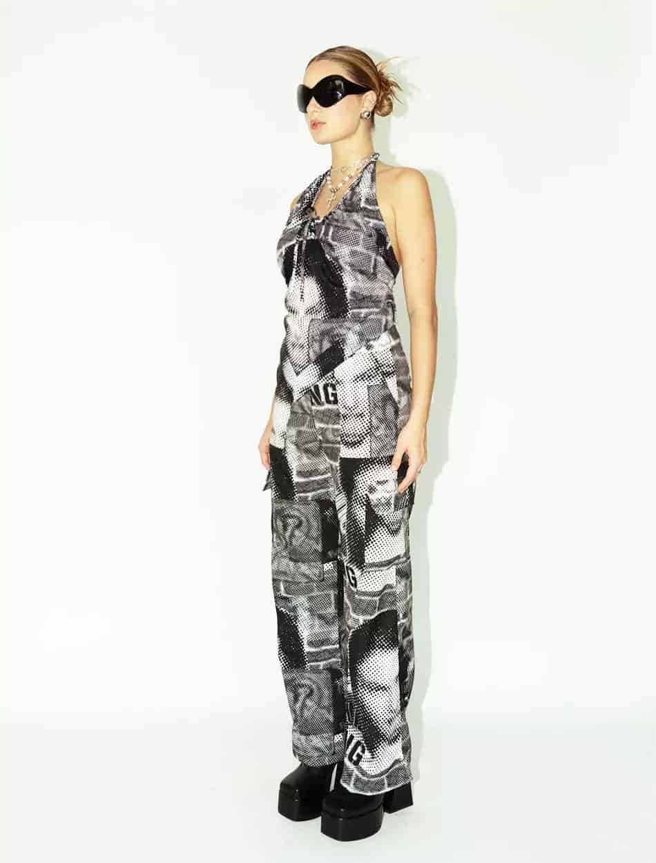 Women’s Cargo Pants in Halftone - miniatura 2