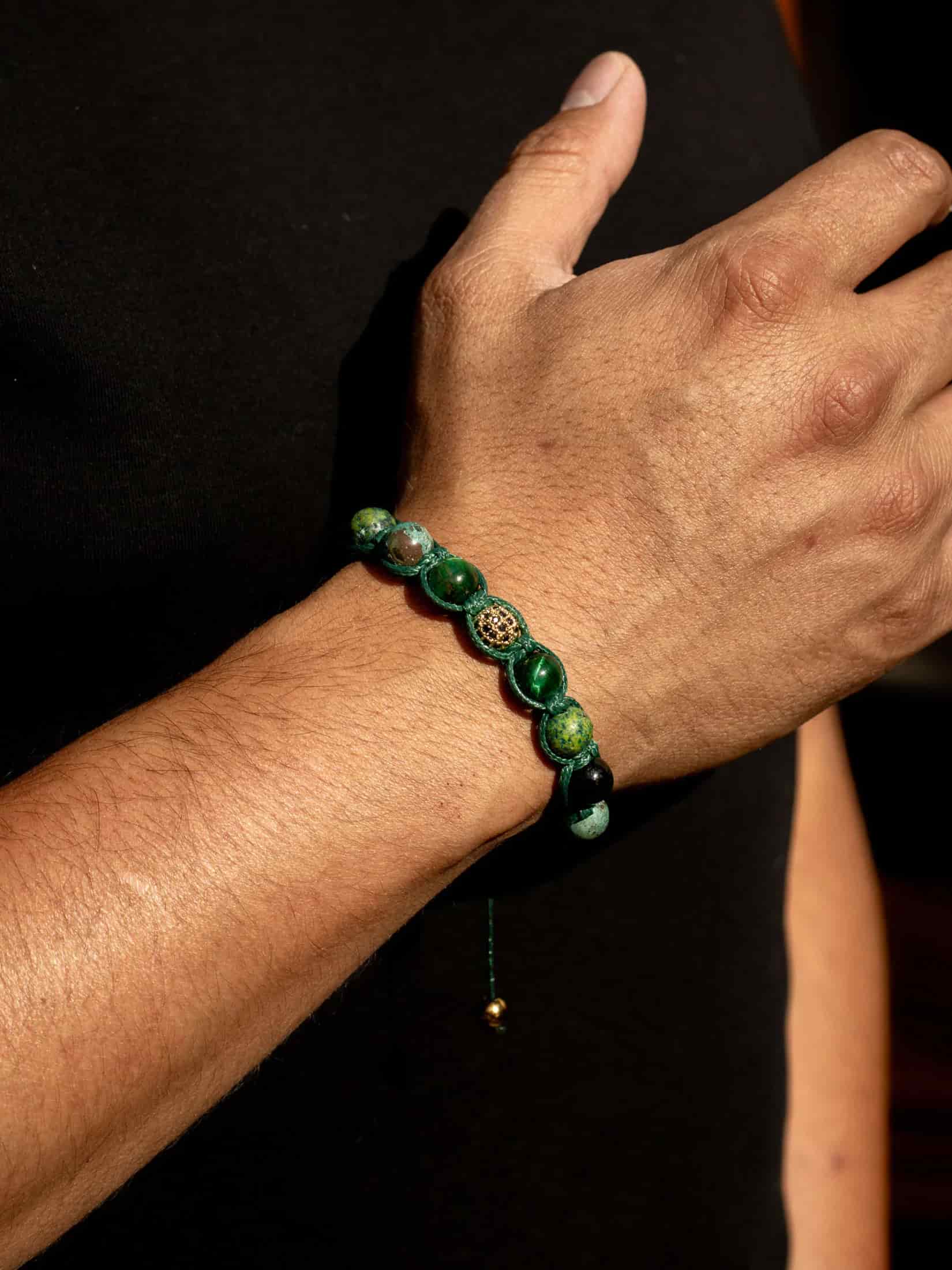 Brazalete Amazonia Macramé 8mm - miniatura 3