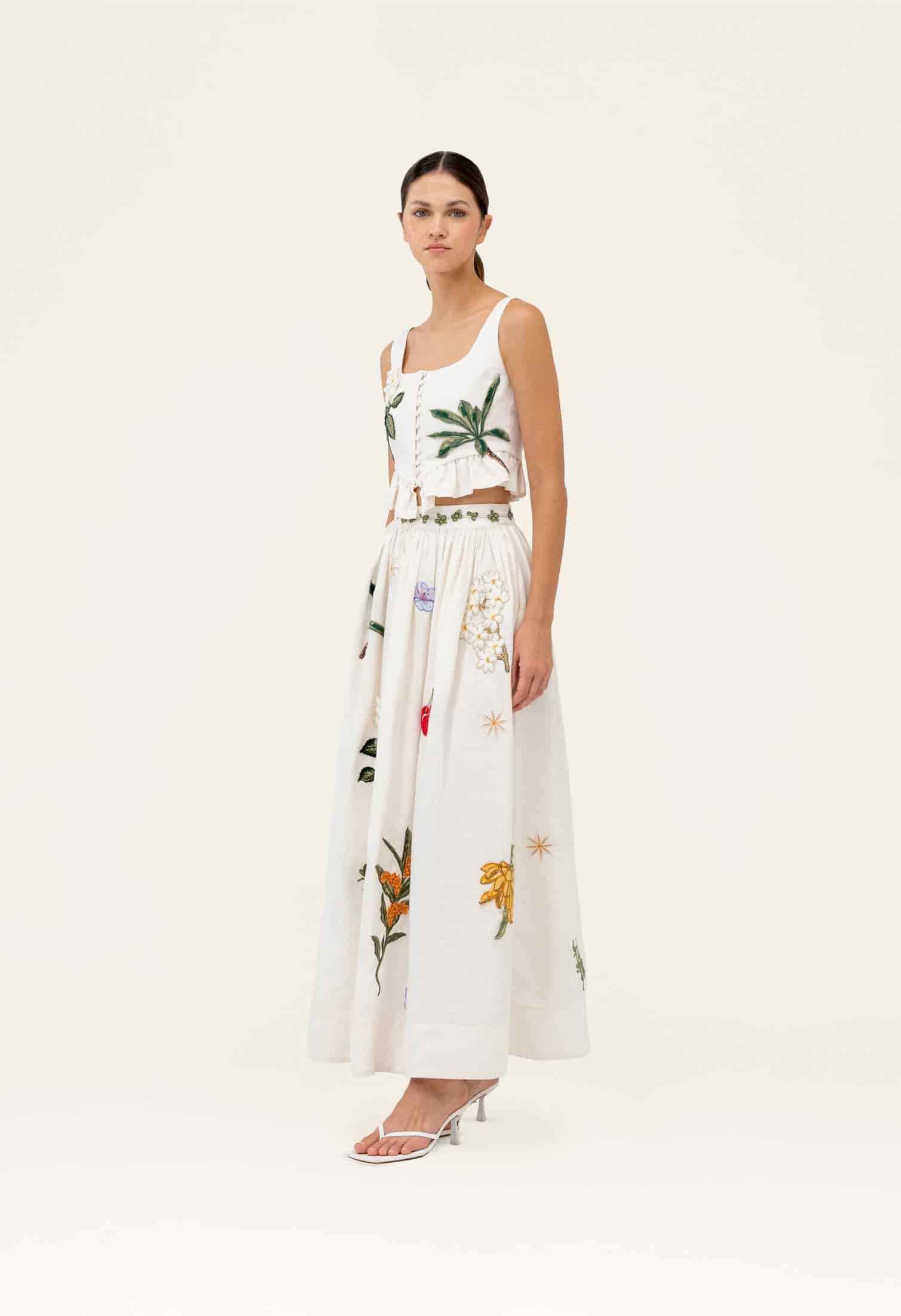 Tangelo Wild Maxi Skirt - miniatura 1