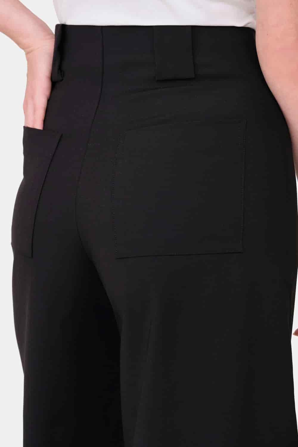Pantalón paulette culotte negro - miniatura 3