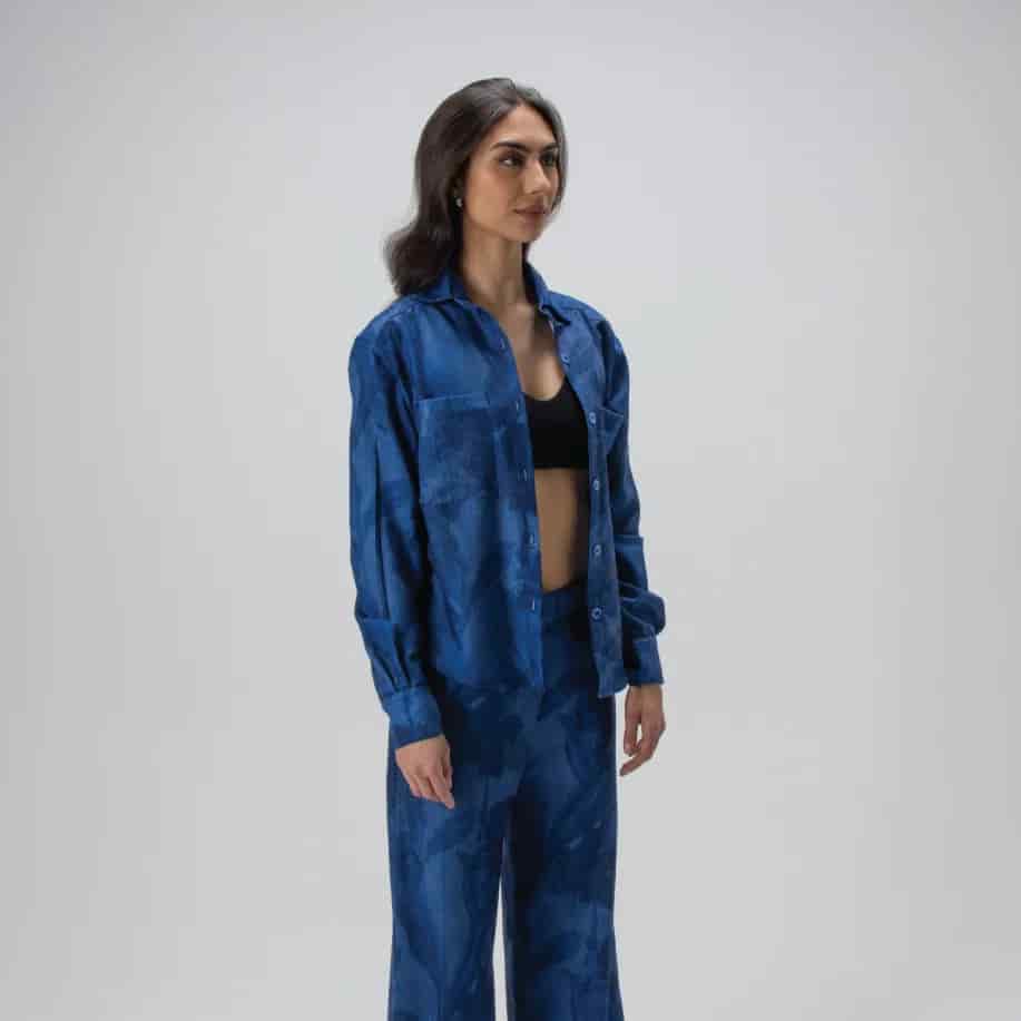 Camisa – Aitana – Denim Blue - miniatura 3