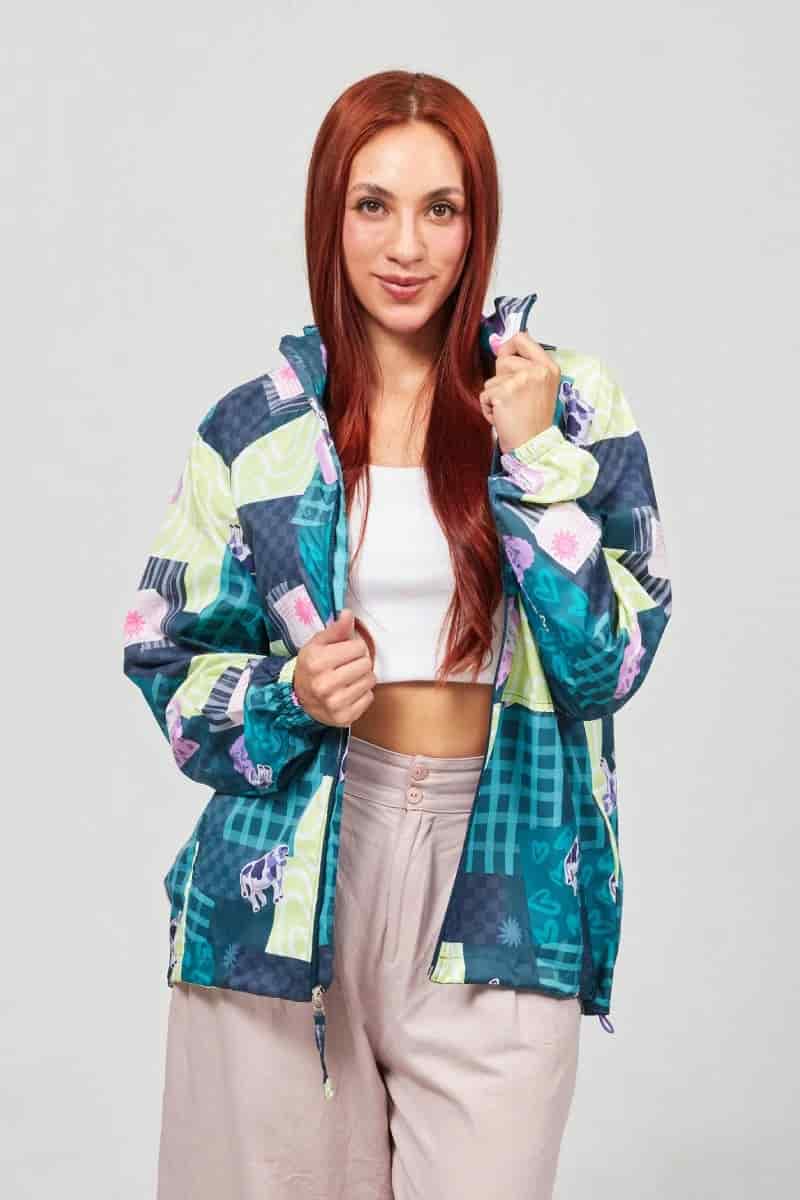 Chaqueta Rompevientos Verde Ensueños - miniatura 7