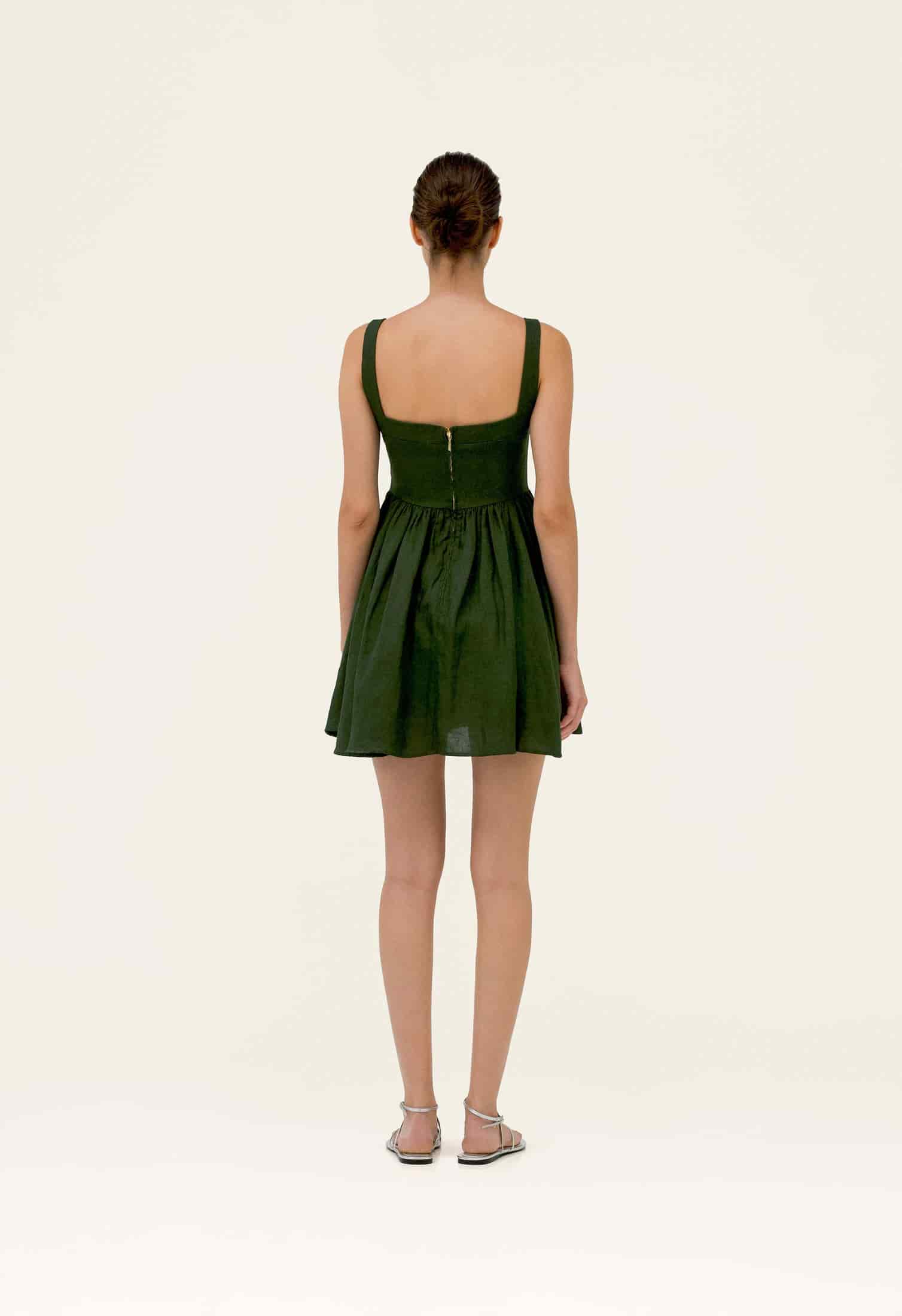 Hierbabuena Gardenia Mini Dress - miniatura 4