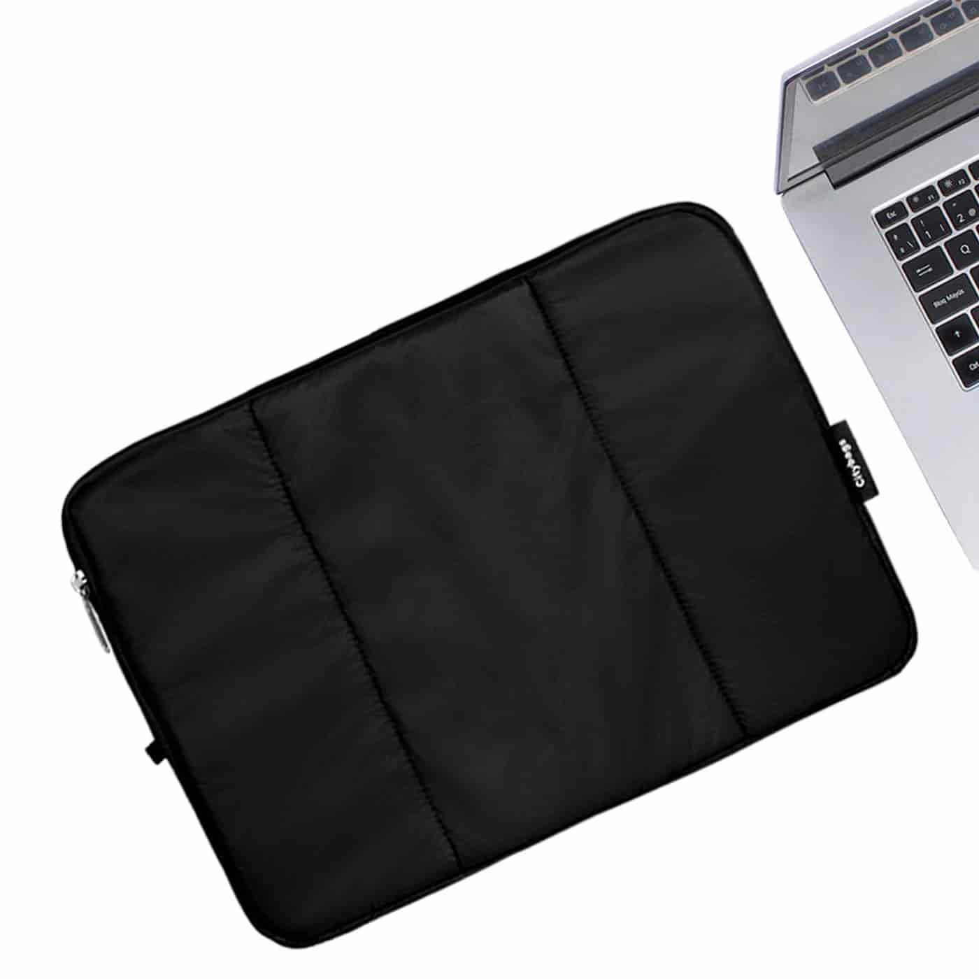 Estuche Laptop Grande Citybags Negro 37x27x2cm - miniatura 4