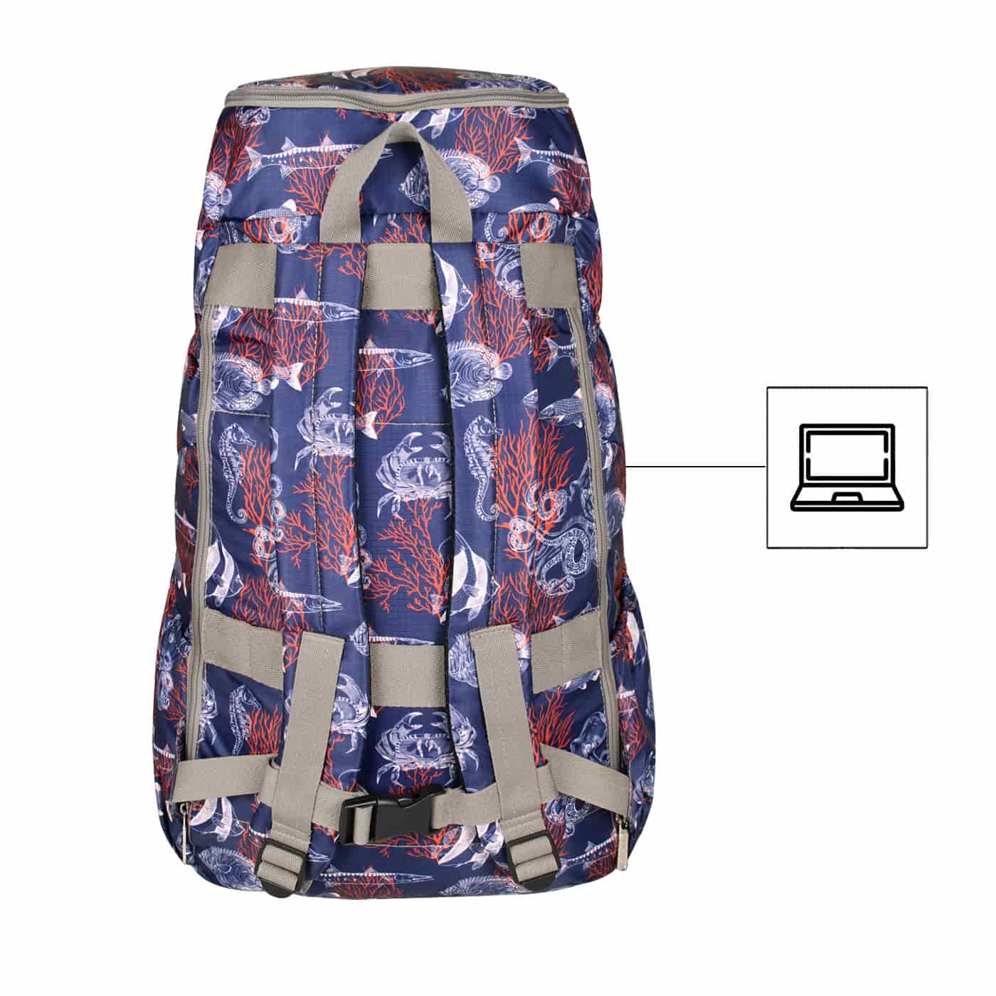Morral Viajero ULTRA Plegable Estampado Vida Citybags Multicolor - miniatura 4