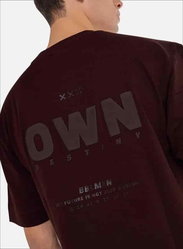 CAMISETA OVERSIZE 100% ALGODÓN CON ESTAMPADO EN FRENTE - PRECIO ESPECIAL - miniatura 4