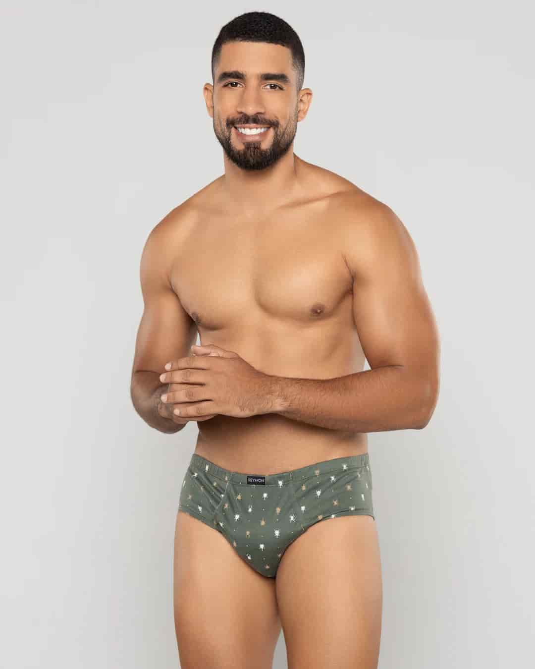 Pantaloncillo clásico Algodón estampado con bragueta Ref.2010 - miniatura 8