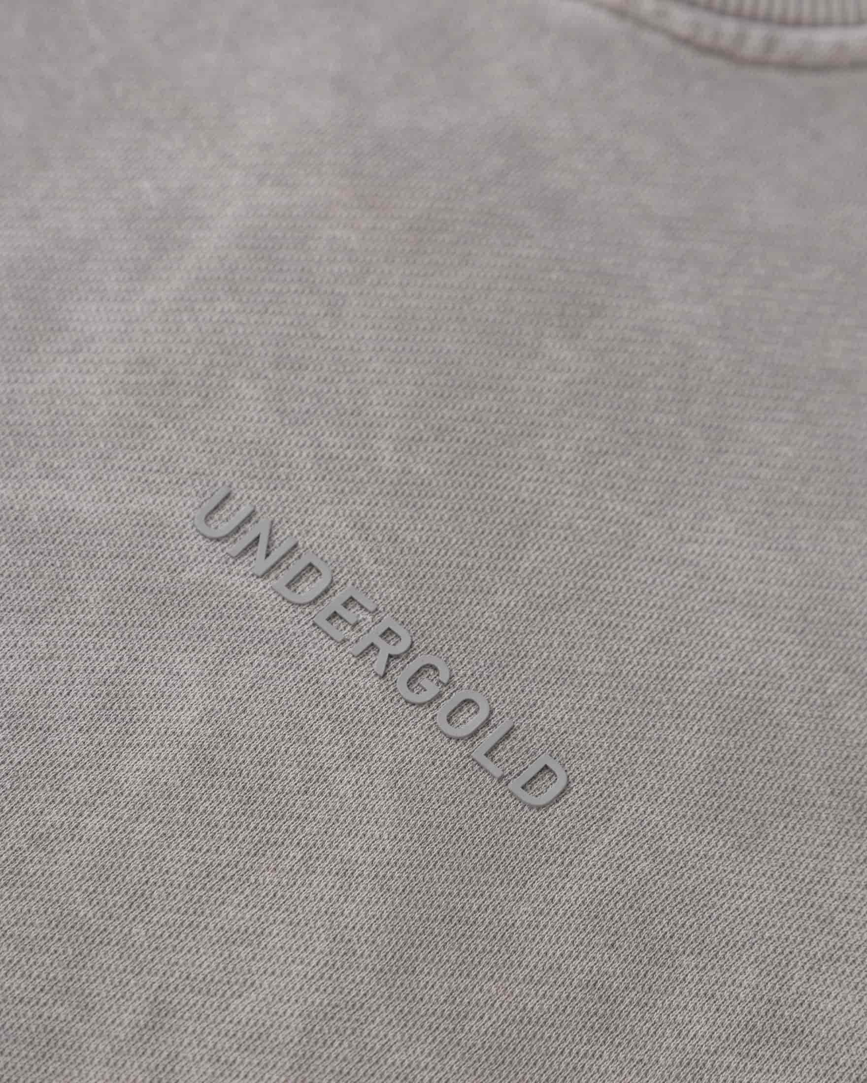 Line Logo Crewneck Washed Gray - miniatura 6