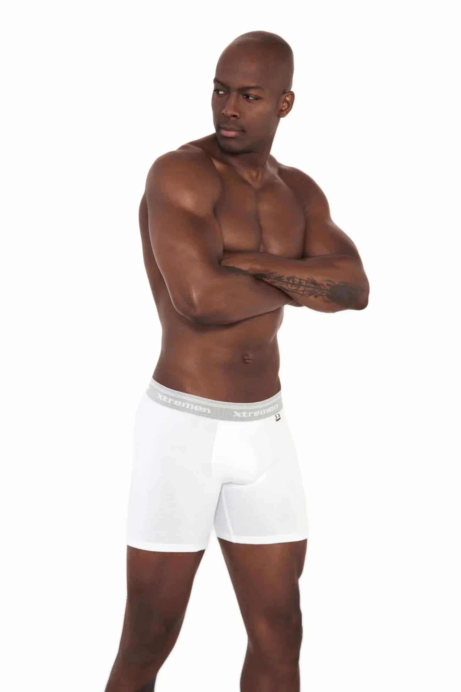 BOXER ALGODÓN PINZA UP F/ENTERO  BLANCO - miniatura 1