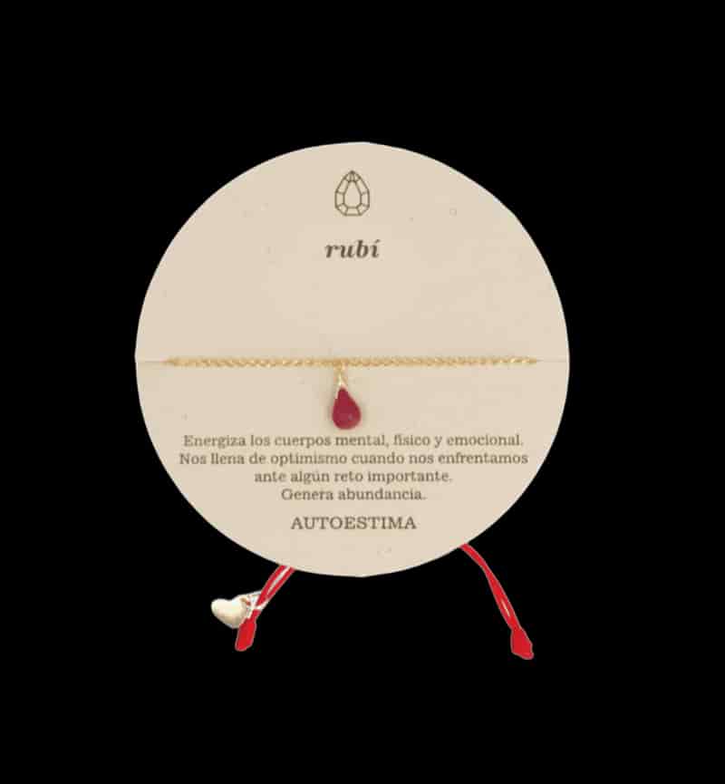 Pulsera Dorada Rubi - miniatura 1