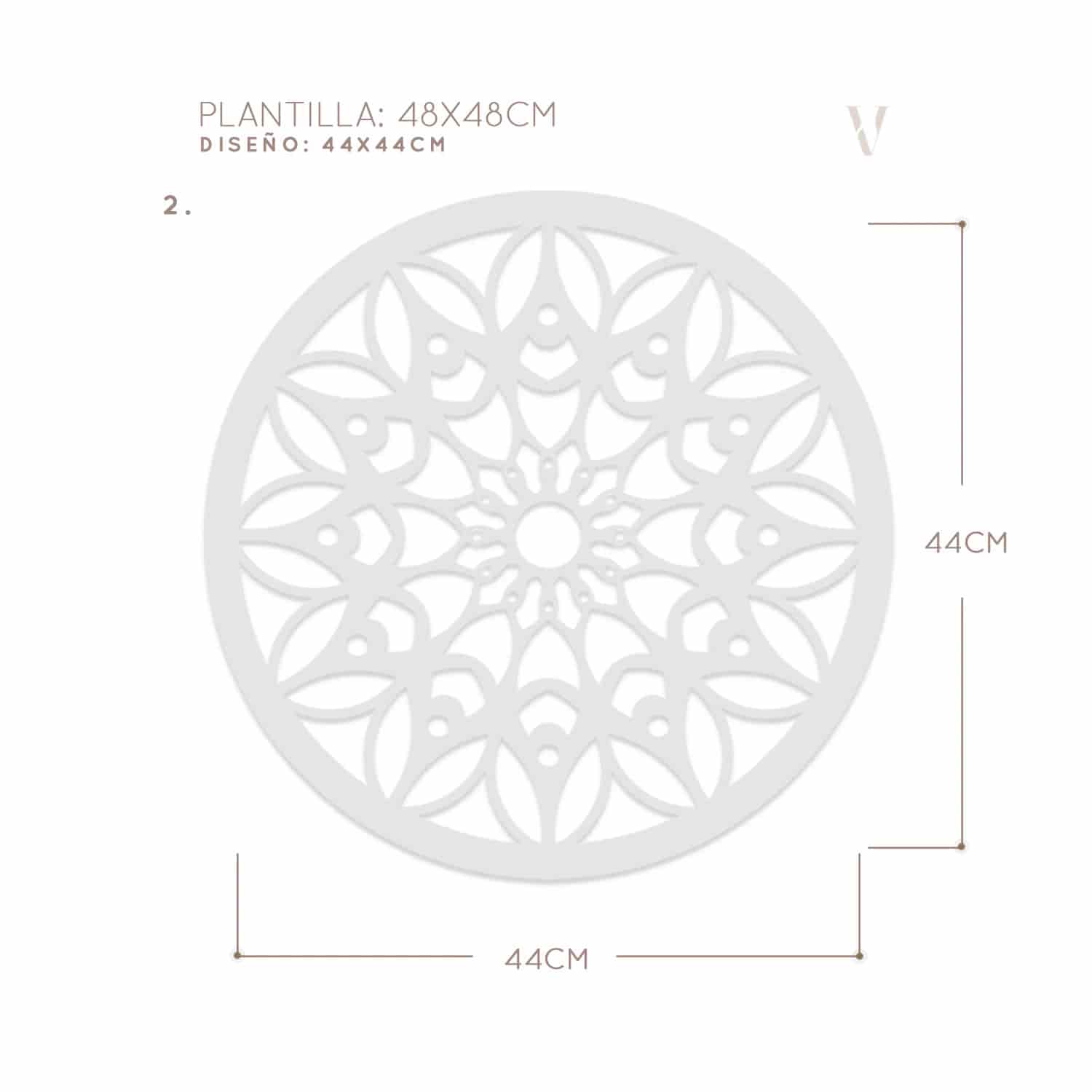 Plantillas para pintar, Vamarú Stencils, Colección Armonía 25cm y 48cm, 5und - miniatura 14