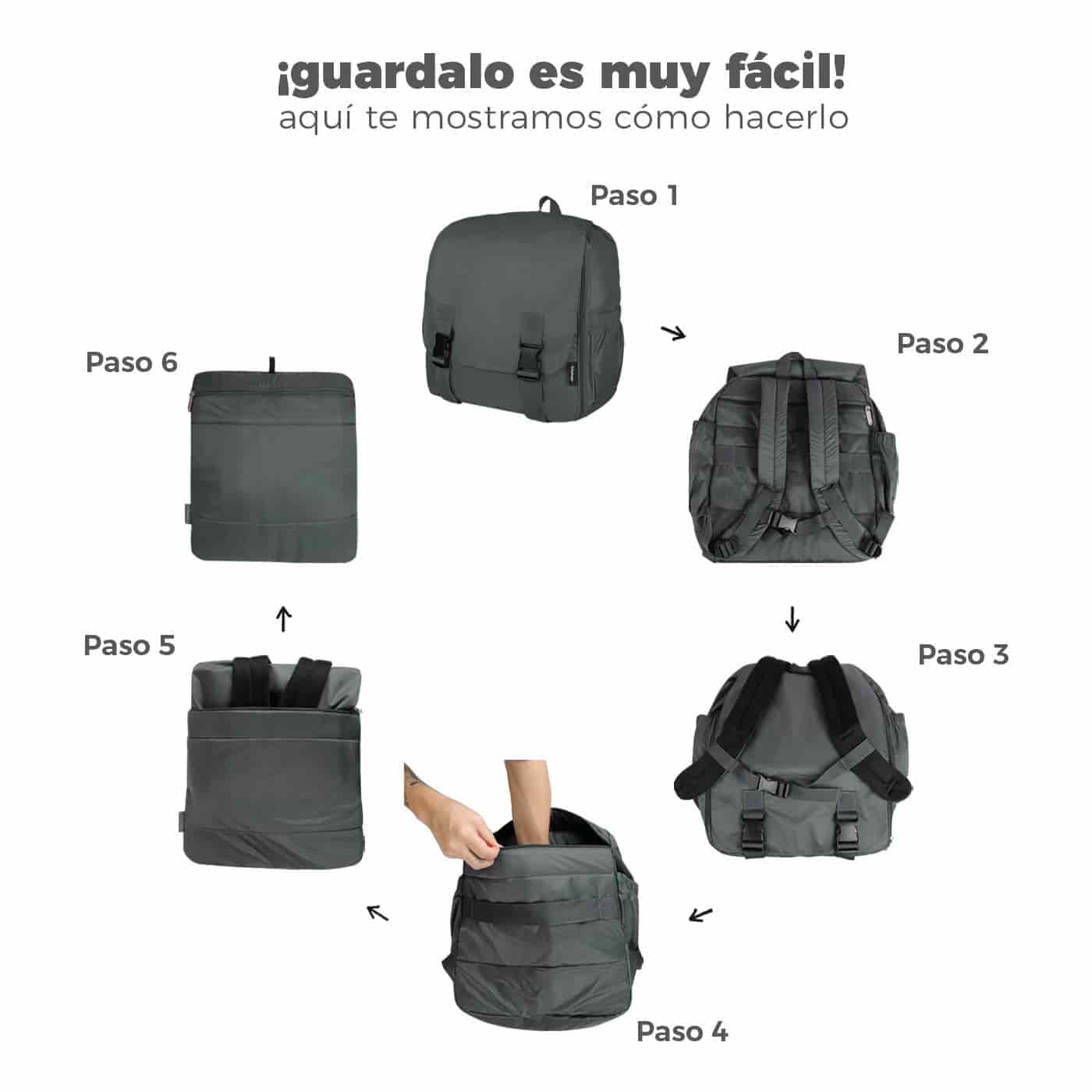 Morral Cabina Tapa Ultra Estampado Cayena Citybags - miniatura 10