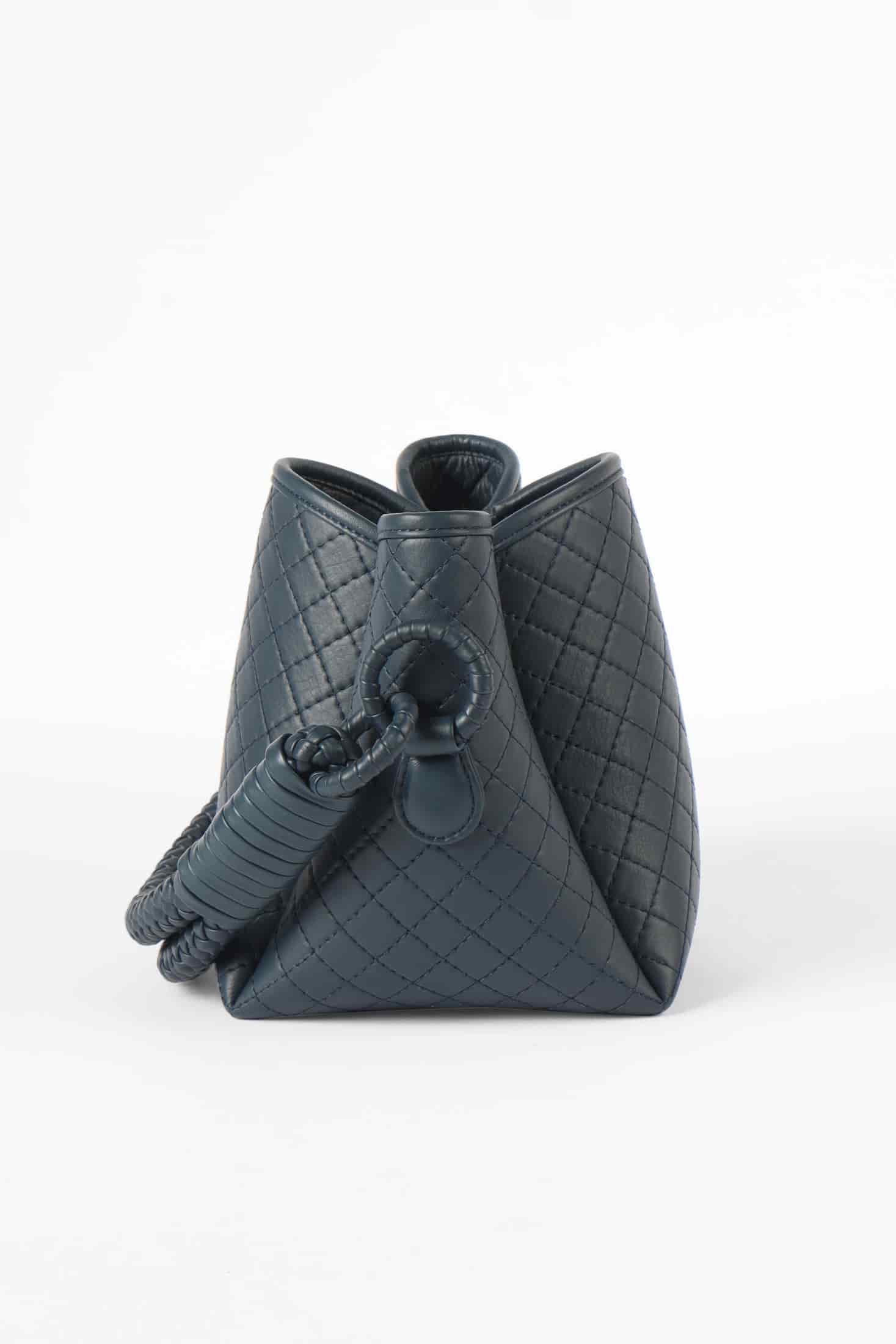 Tulip Mini  Bucket Bag, Navy Blue - miniatura 2