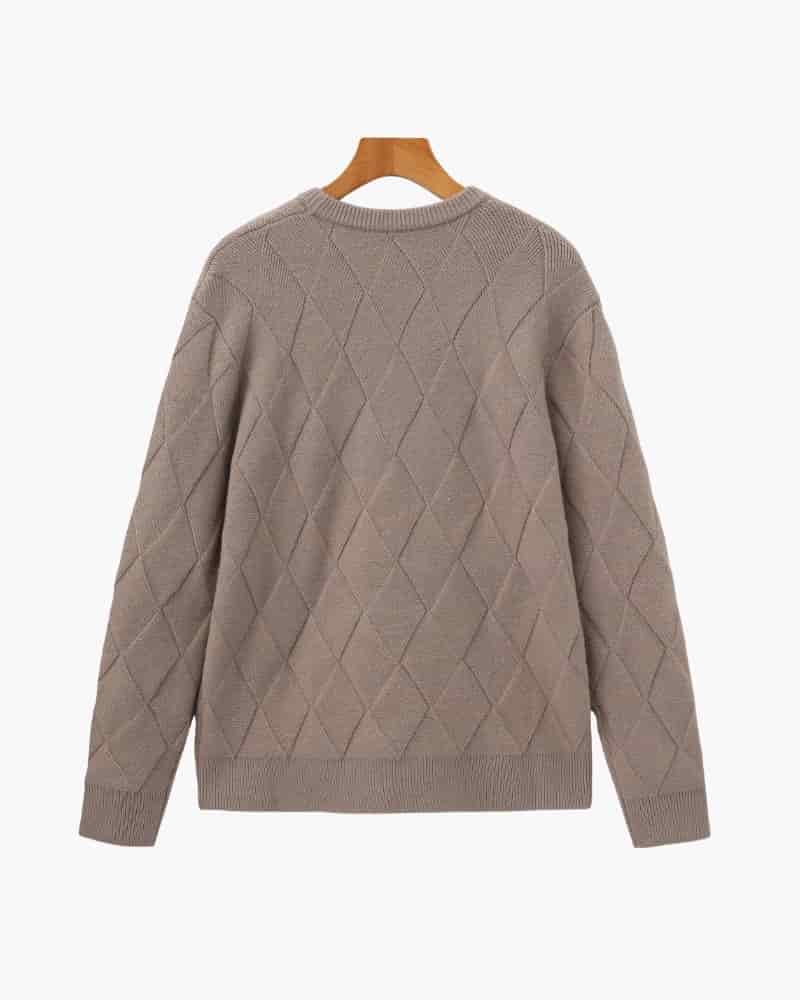 Diamond Knit Crewneck Sweater - miniatura 11