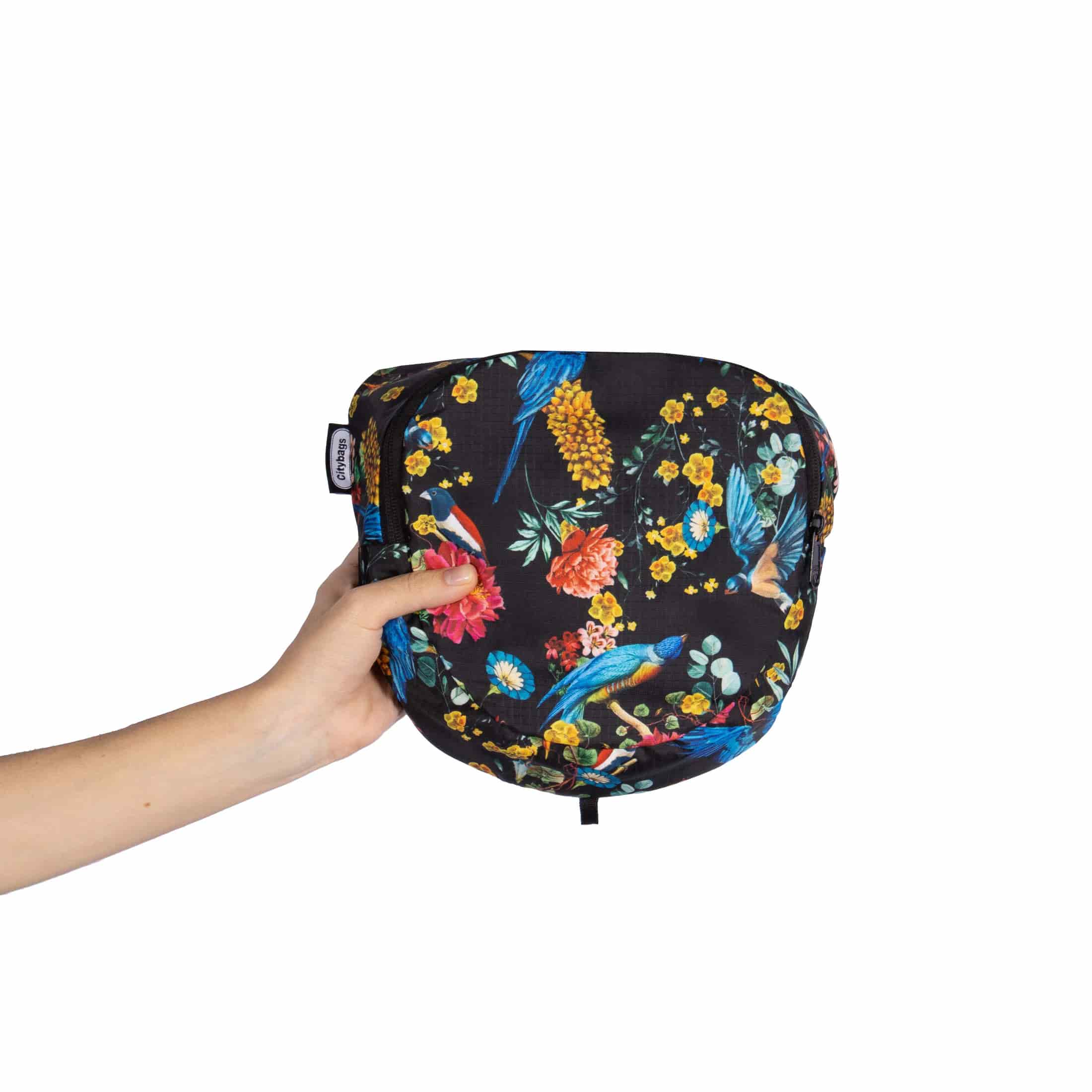 Morral Viajero ULTRA Plegable Estampado Azulejos Citybags Multicolor - miniatura 2