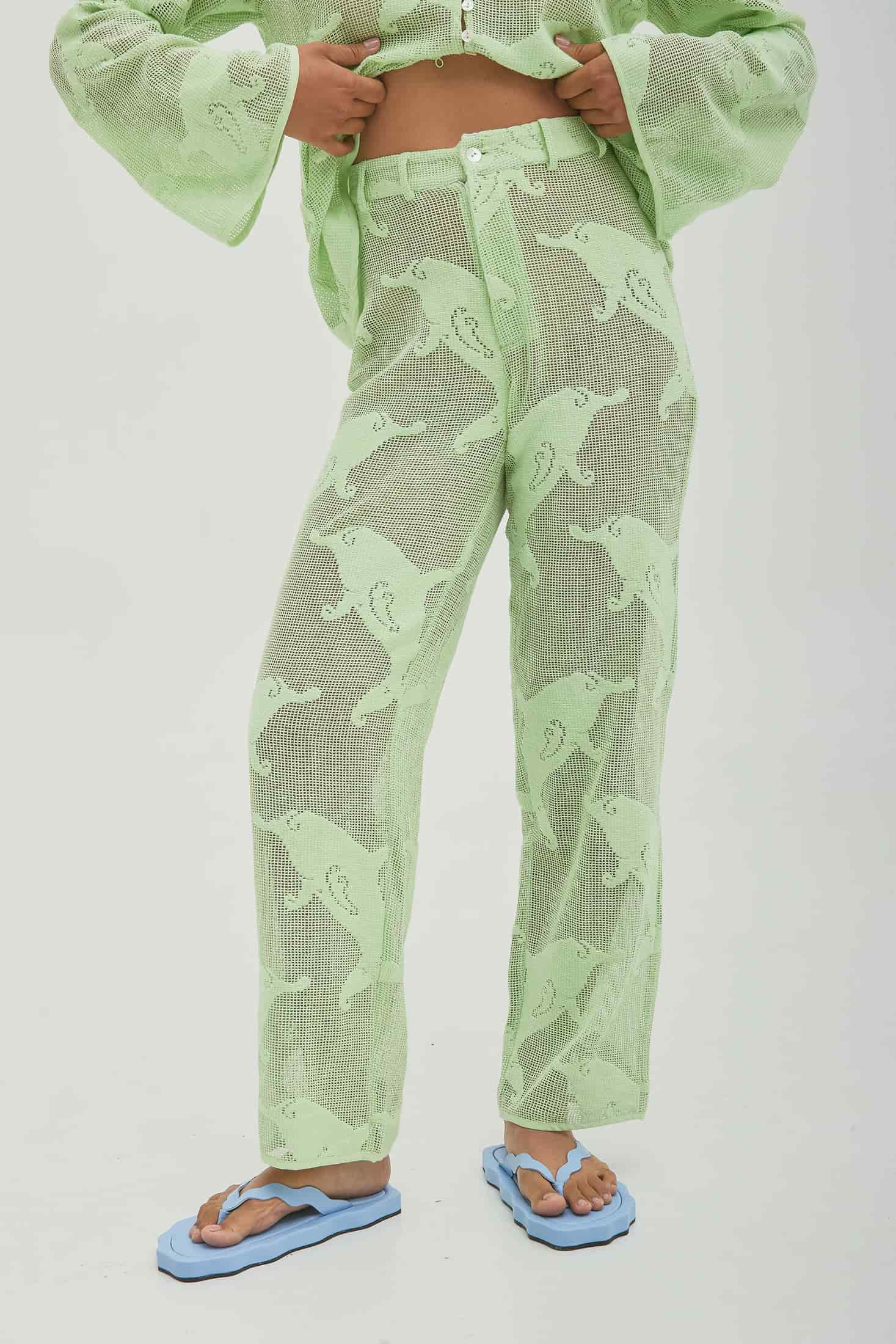 Pant Dolphins Verde - miniatura 2