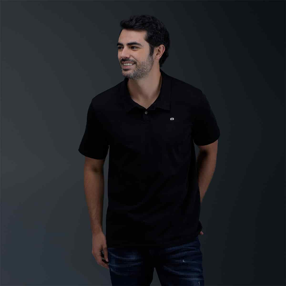 Polo Regular Negro - miniatura 1