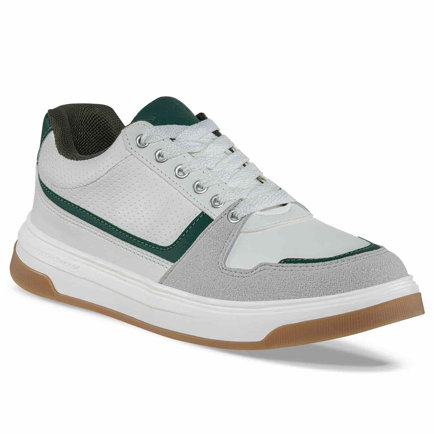 Tenis Urbanos Yorik Blanco-Verde Croydon para Hombre - miniatura 1