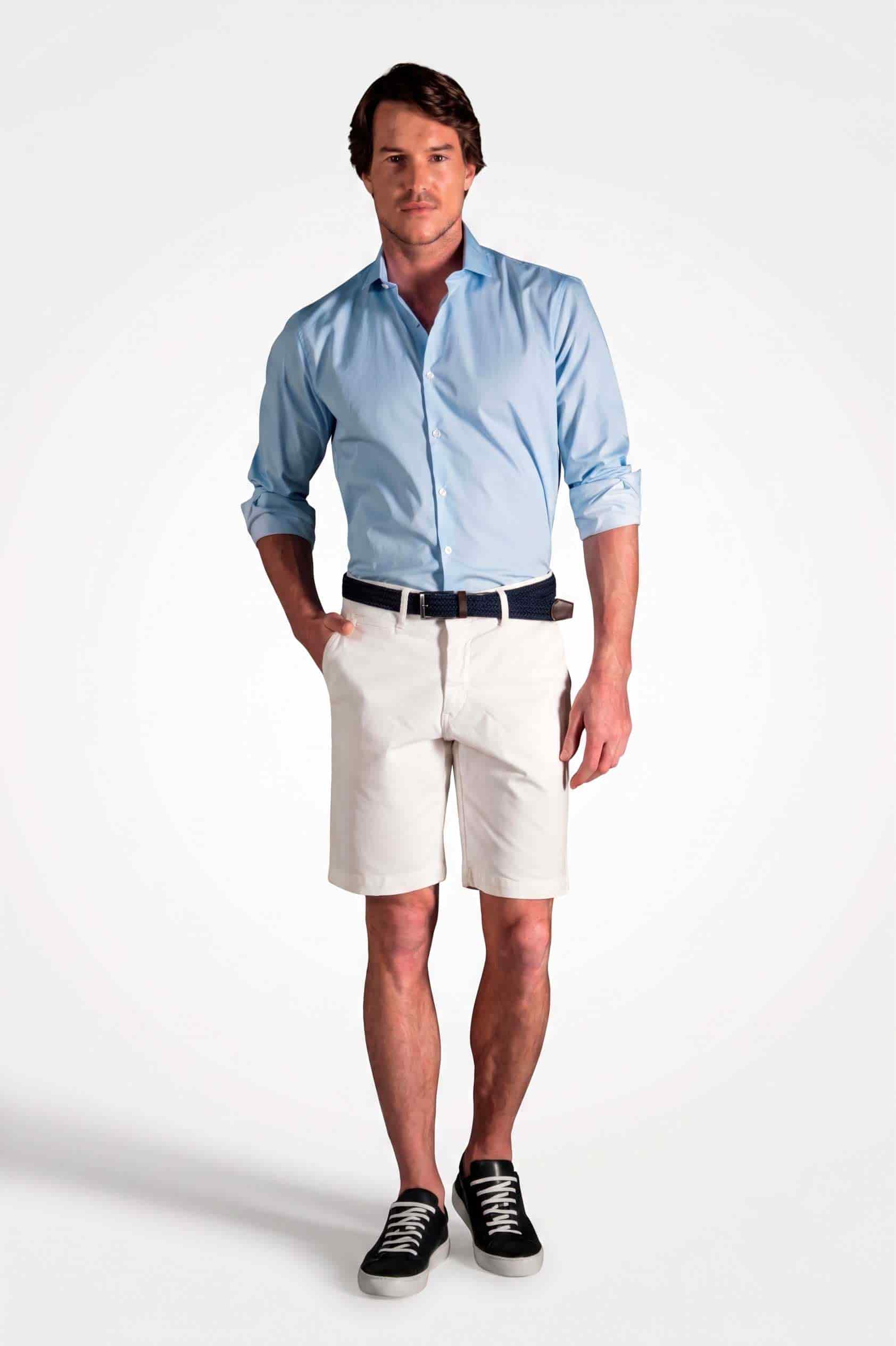 Bermuda Chino Classic Beige Tiza - miniatura 1