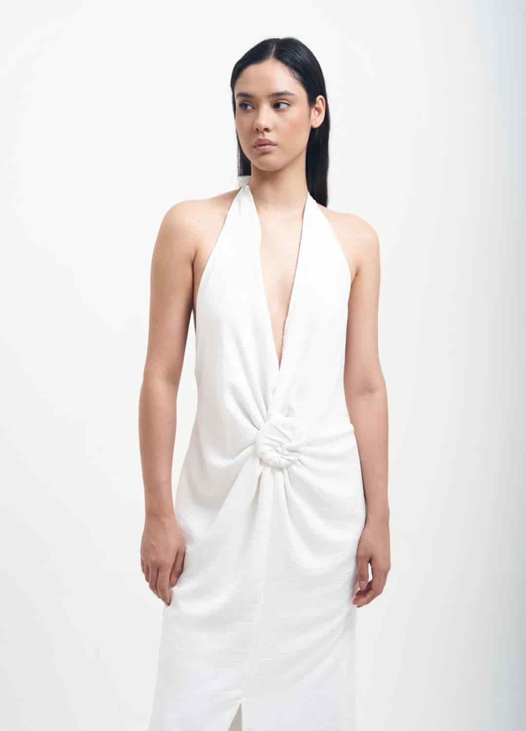 Vestido Teresa Blanco - miniatura 13