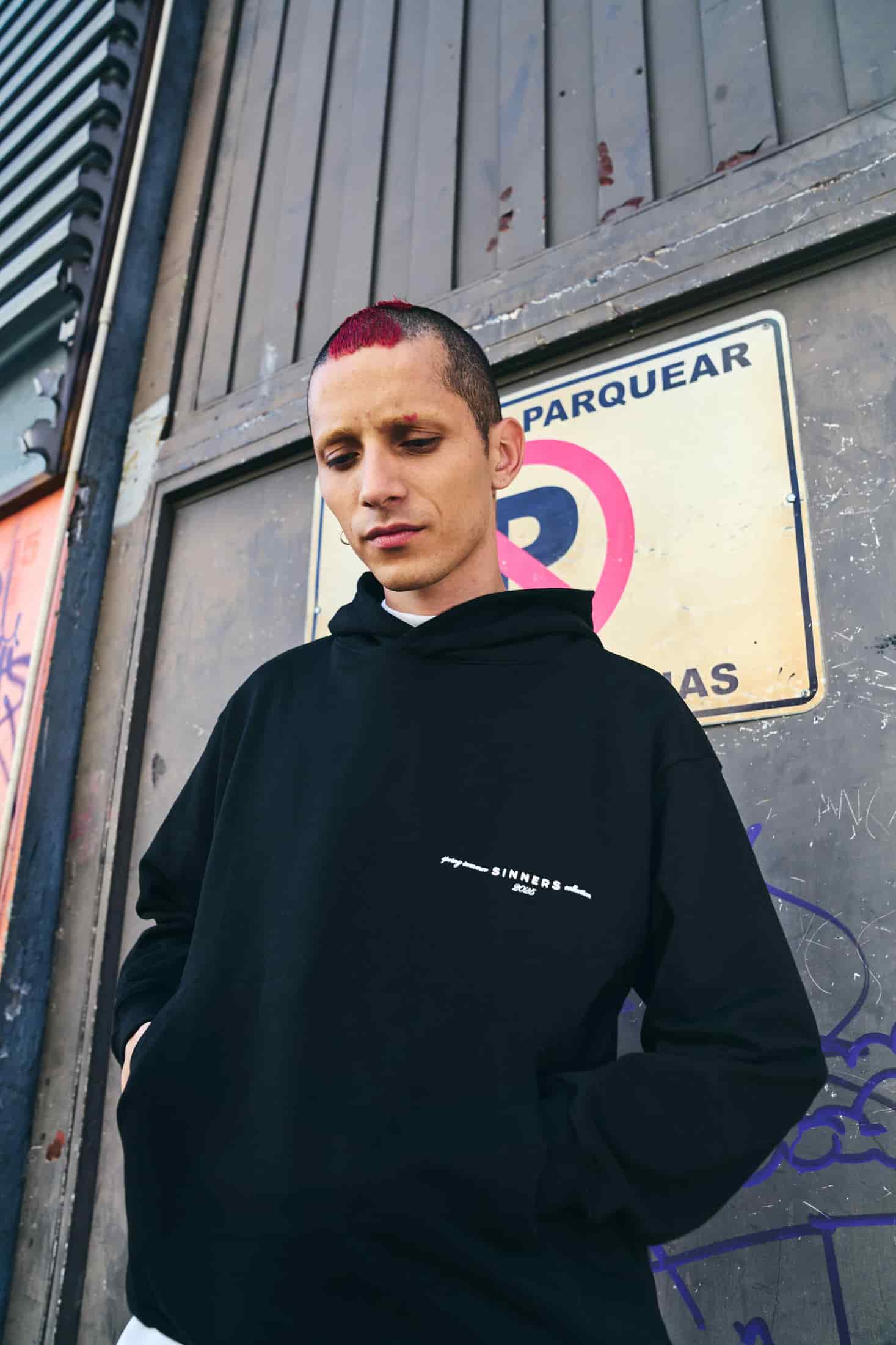 GARMENTS BLACK HOODIE - miniatura 6