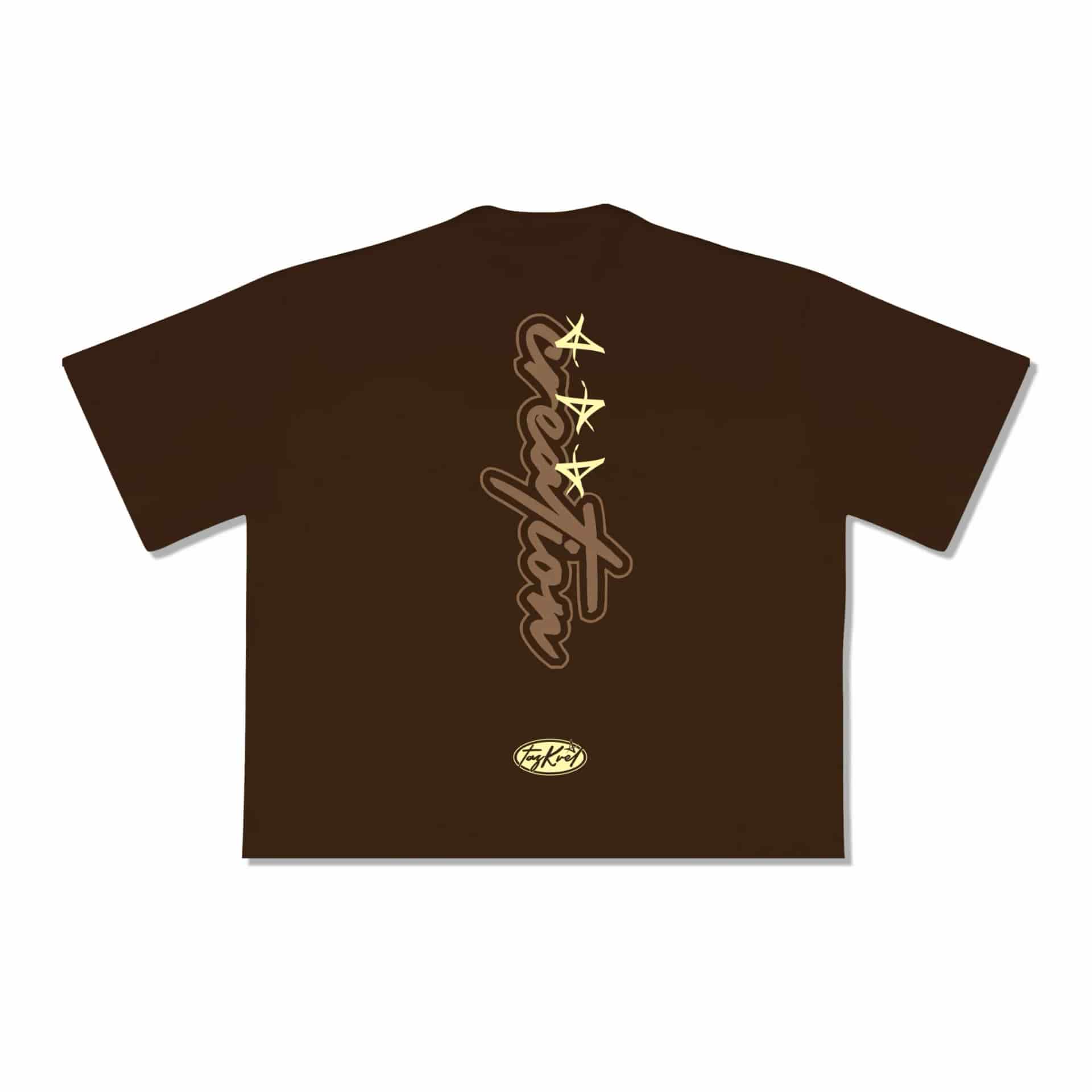 T-Shirt Boxy Brown Creation - miniatura 6