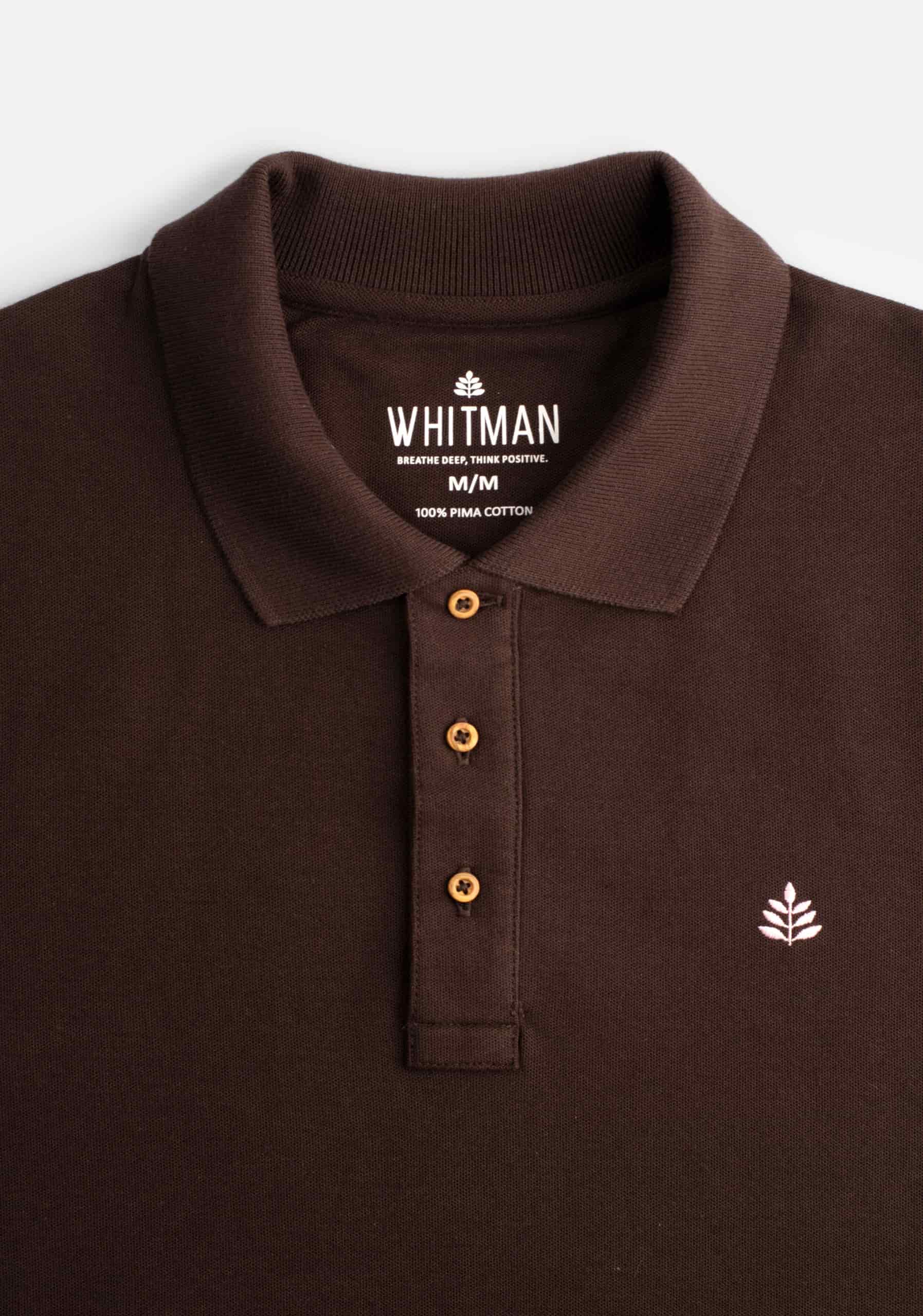 Camiseta Polo H Unicolor L-Ros Café Osc - miniatura 6