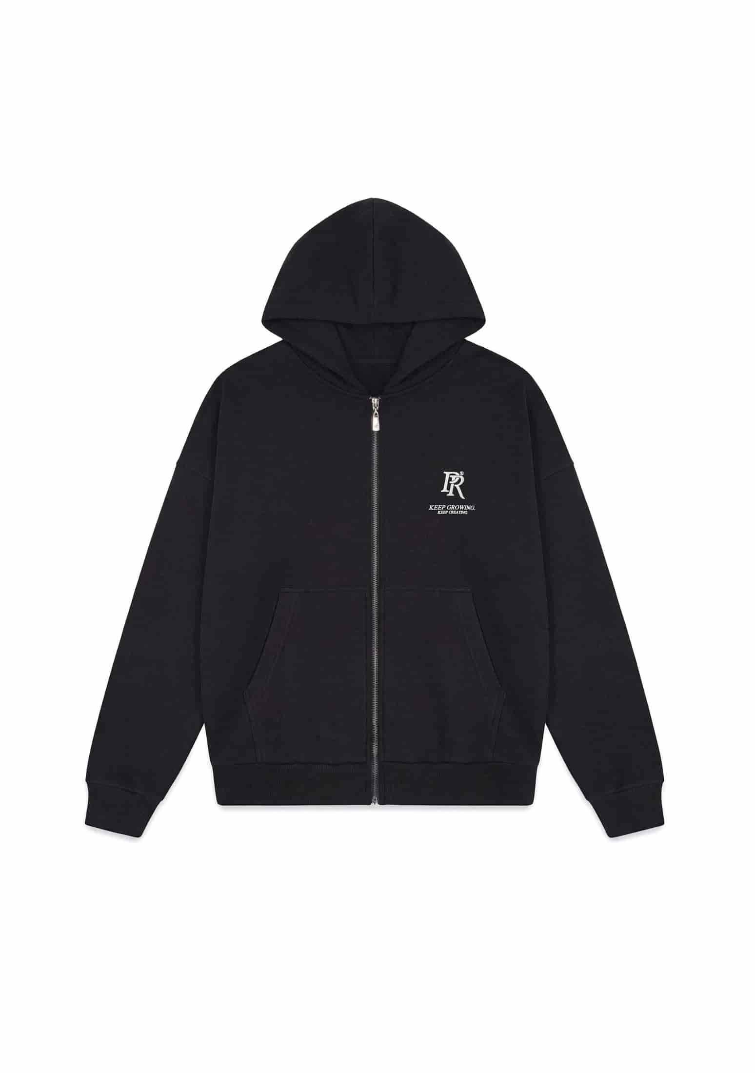 Basic Black Hoodie - miniatura 1