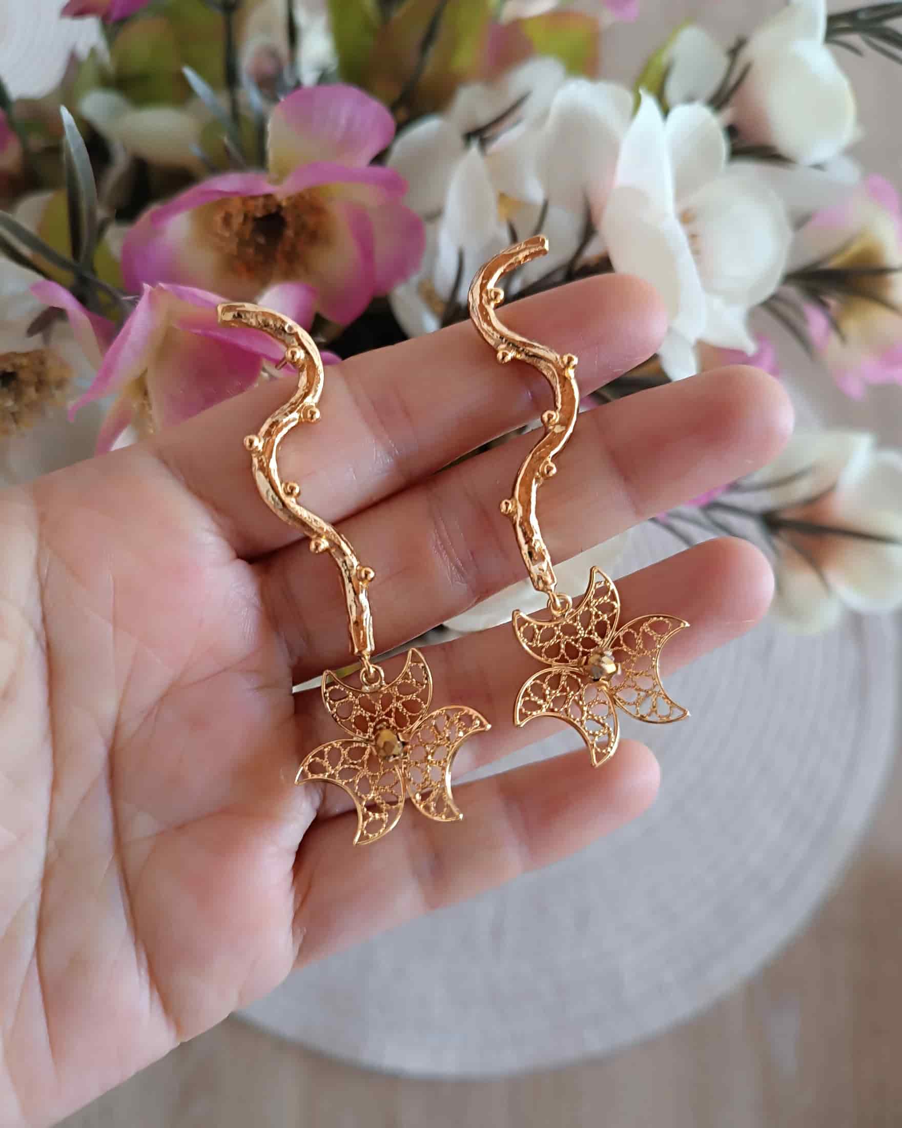 Aretes filigrana Cecilia - miniatura 3