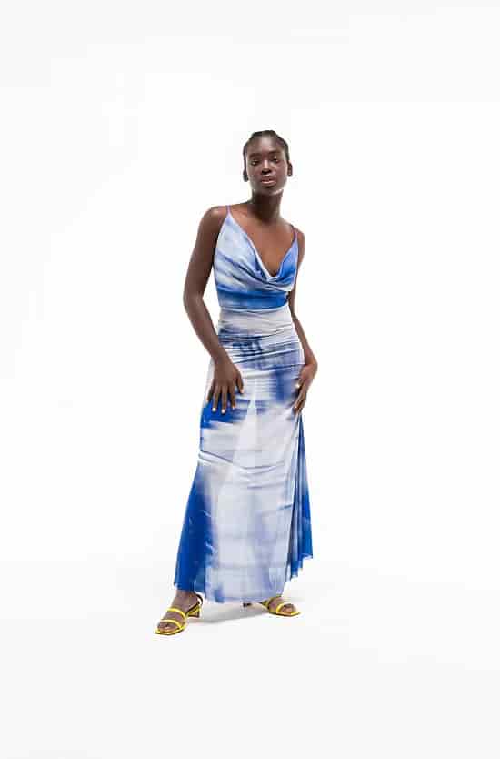 SLIP MESH DRESS - miniatura 1